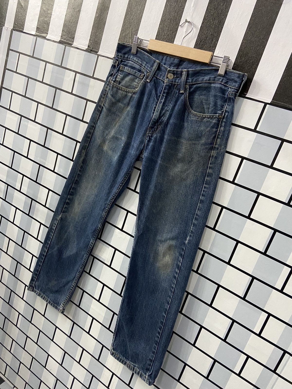 Levi's × Vintage Vintage Levi’s 505 Faded Blue Denim Pants Size US 31 - 3 Thumbnail