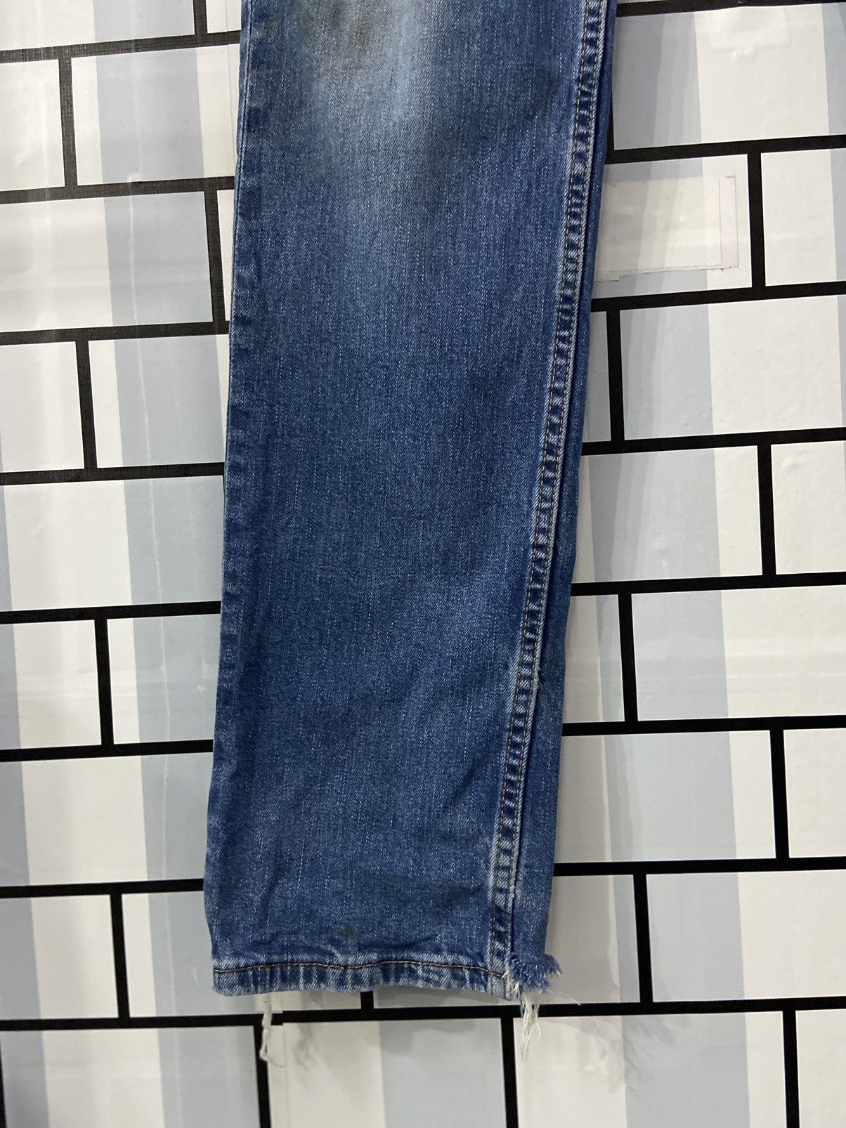 Levi's × Vintage Vintage Levi’s 511 Distressed Denim Pants 33X32 Size US 33 - 11 Thumbnail