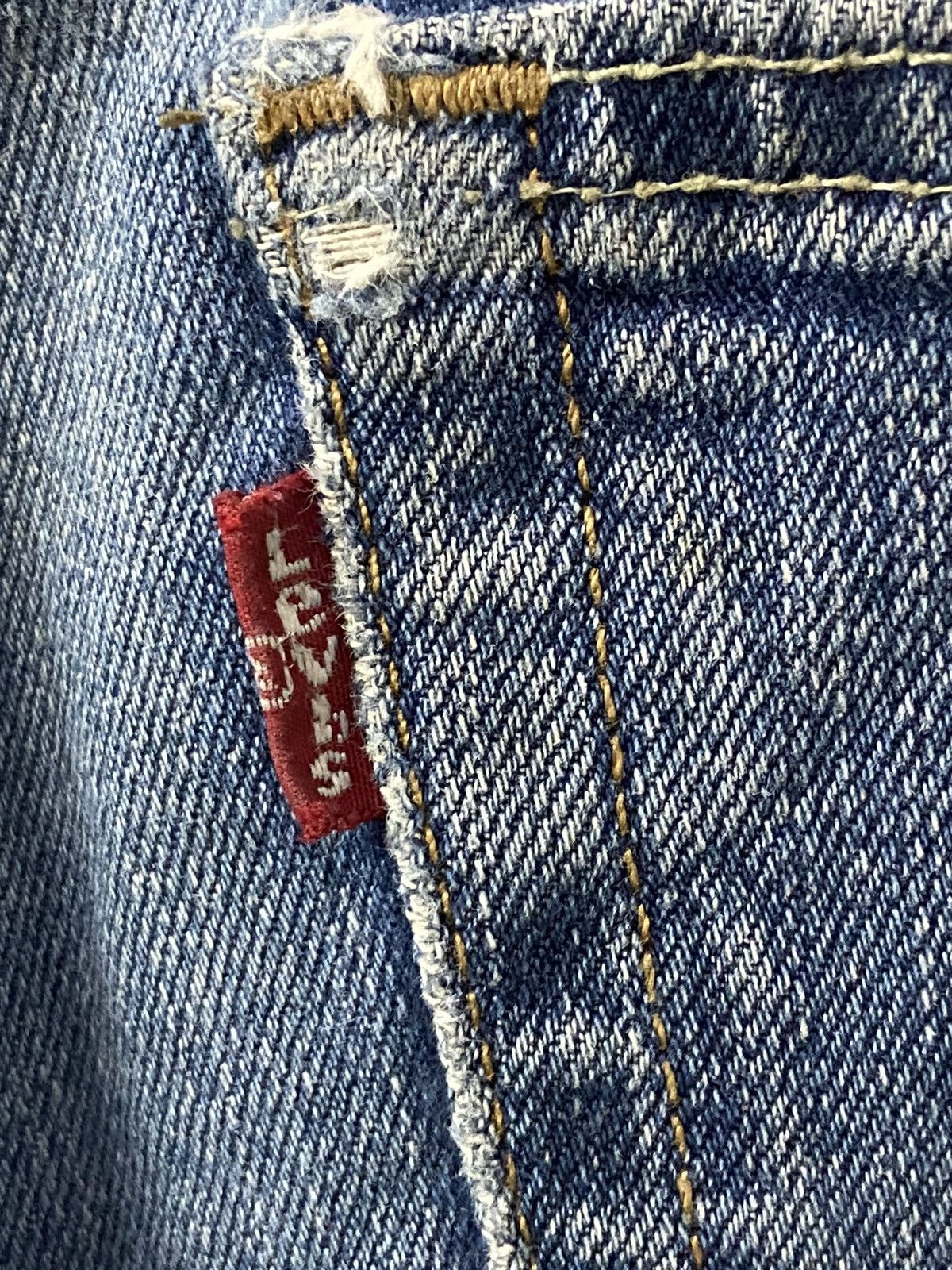 Levi's × Vintage Vintage Levi’s 511 Distressed Denim Pants 33X32 Size US 33 - 22 Thumbnail