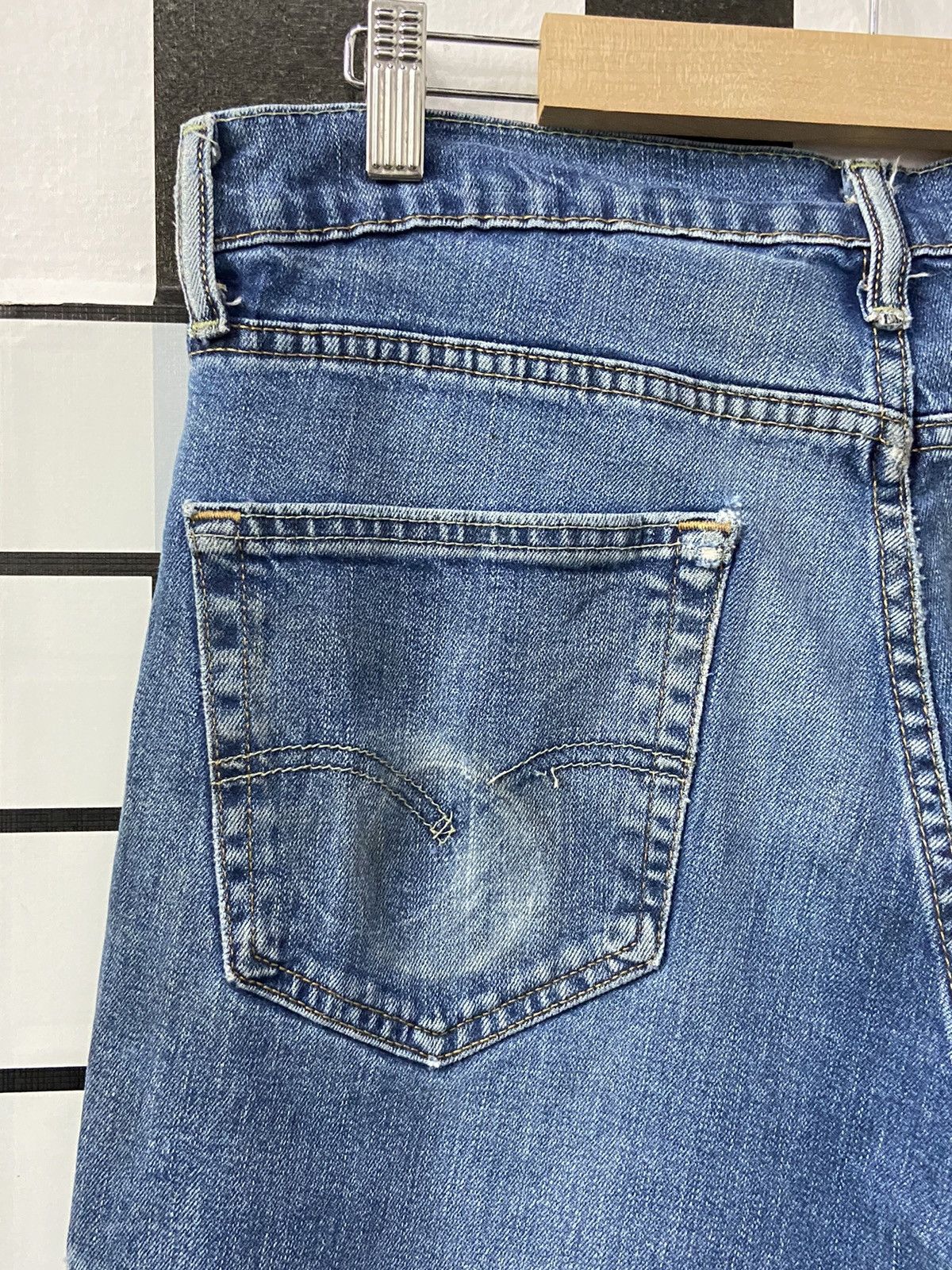 Levi's × Vintage Vintage Levi’s 511 Distressed Denim Pants 33X32 Size US 33 - 20 Thumbnail