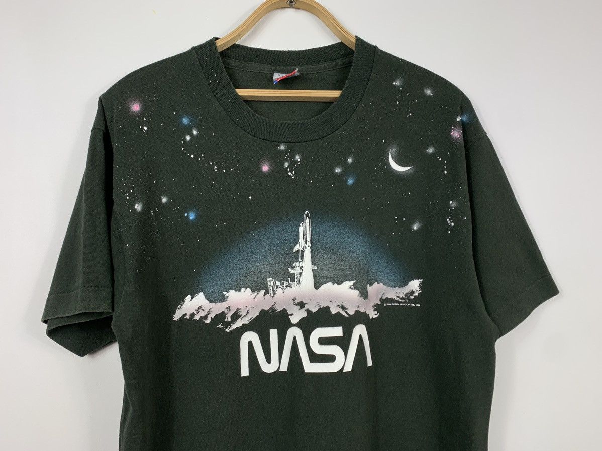 NASA × Vintage NASA 80s T-SHIRT 1988 SPACE ROCKET MADE IN USA Apollon Size US L / EU 52-54 / 3 - 6 Thumbnail