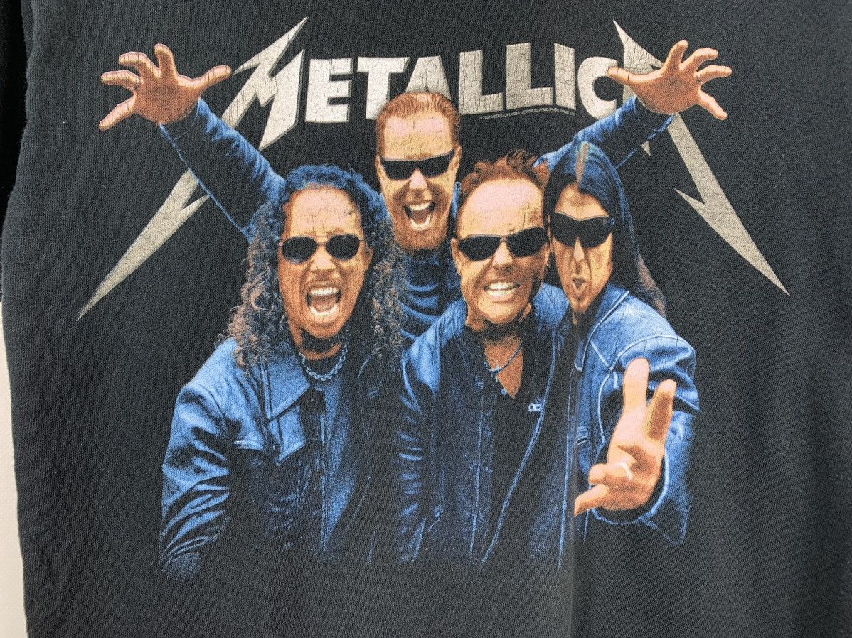 Band Tees × Metallica METALLICA VINTAGE T-SHIRT 2004 big logo Size US S / EU 44-46 / 1 - 5 Thumbnail