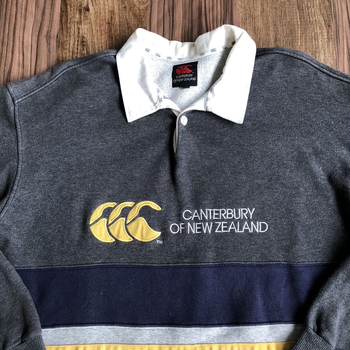 Canterbury of New Zealand Vintage Canterbury Polo Rugby Size US XL / EU 56 / 4 - 3 Thumbnail