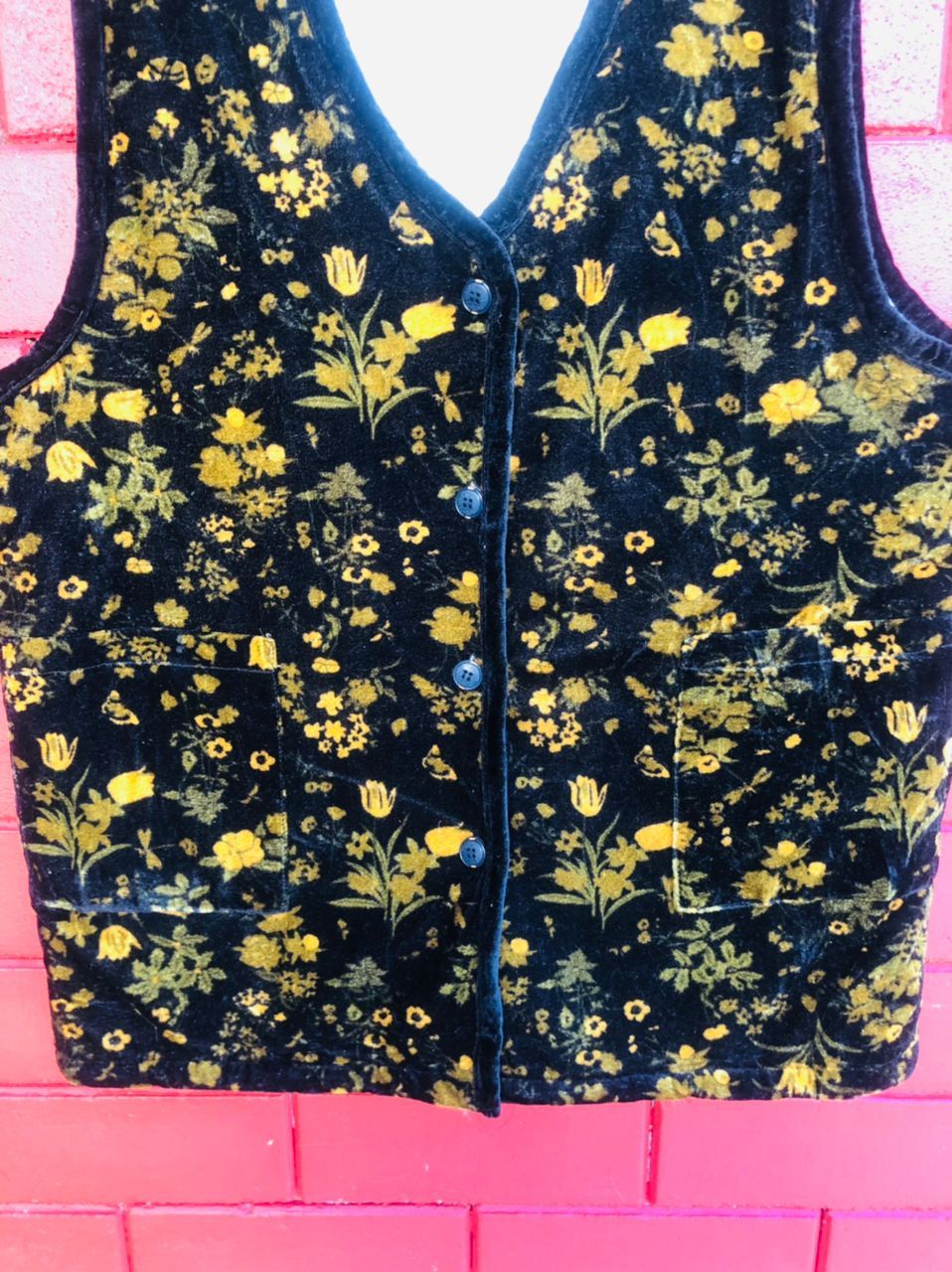 Japanese Brand × Vintage Vintage Floral Japanese Designed Fashion Style Vest Size US L / EU 52-54 / 3 - 3 Thumbnail