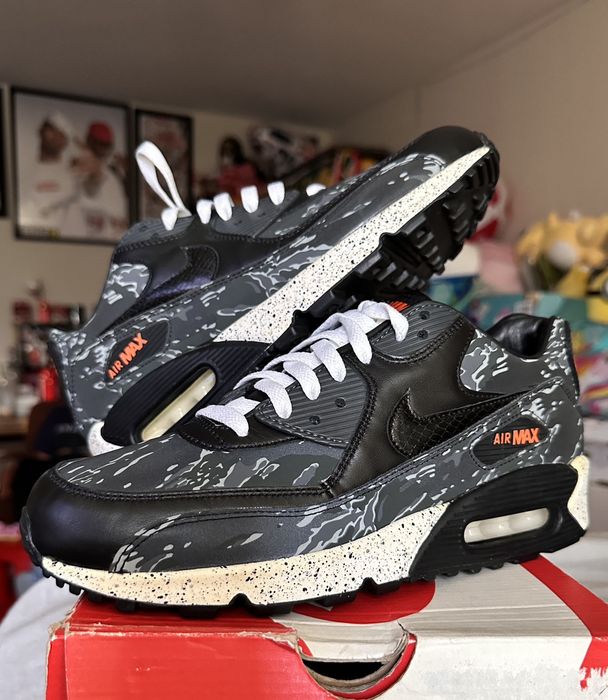 Nike NEW w OG Box Nike Atmos Air Max 90 Tiger Camo 2013 8.5 RARE