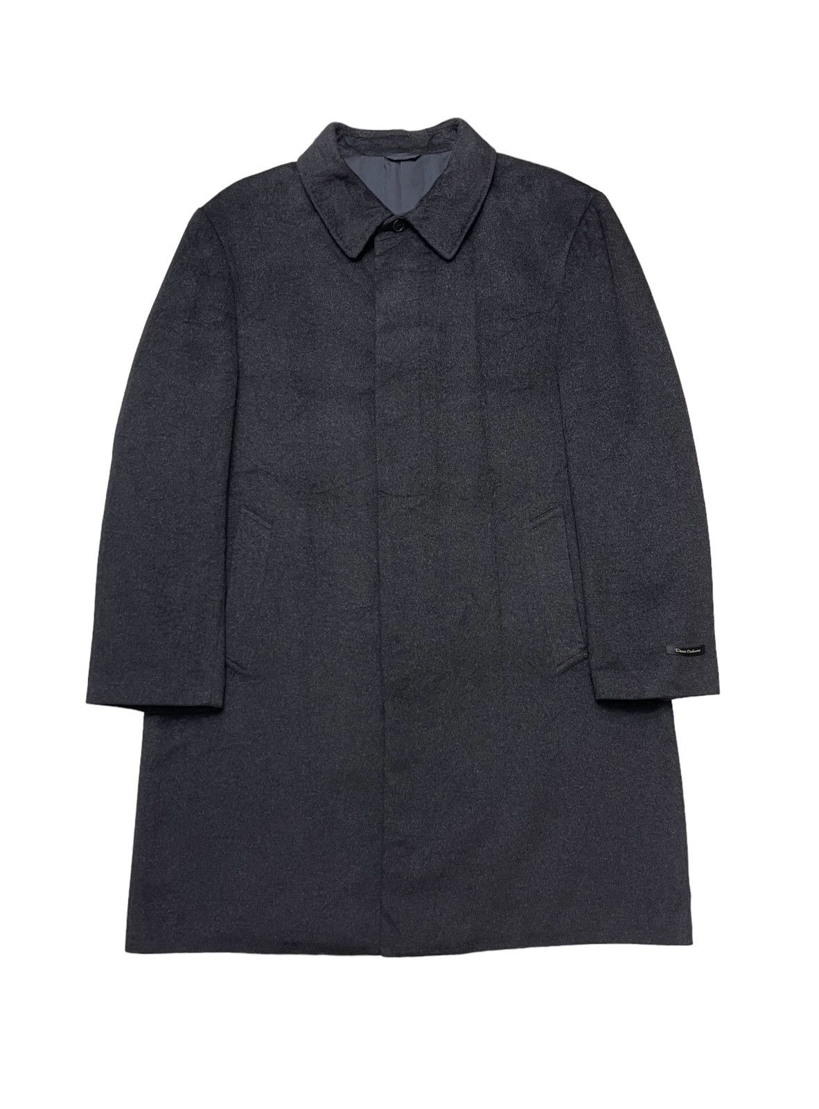 image of Yohji Yamamoto A.a.r Cashmere Overcoat in Grey, Men's (Size XL)