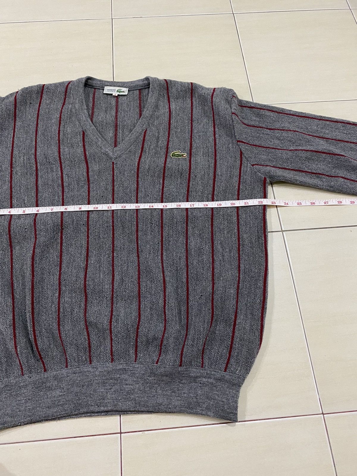 Lacoste Vintage Lacoste Knitwear wool cardigan Size US L / EU 52-54 / 3 - 12 Thumbnail