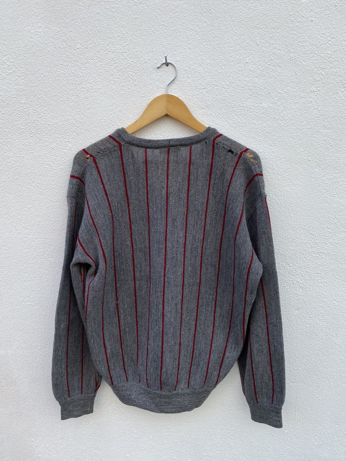 Lacoste Vintage Lacoste Knitwear wool cardigan Size US L / EU 52-54 / 3 - 2 Thumbnail