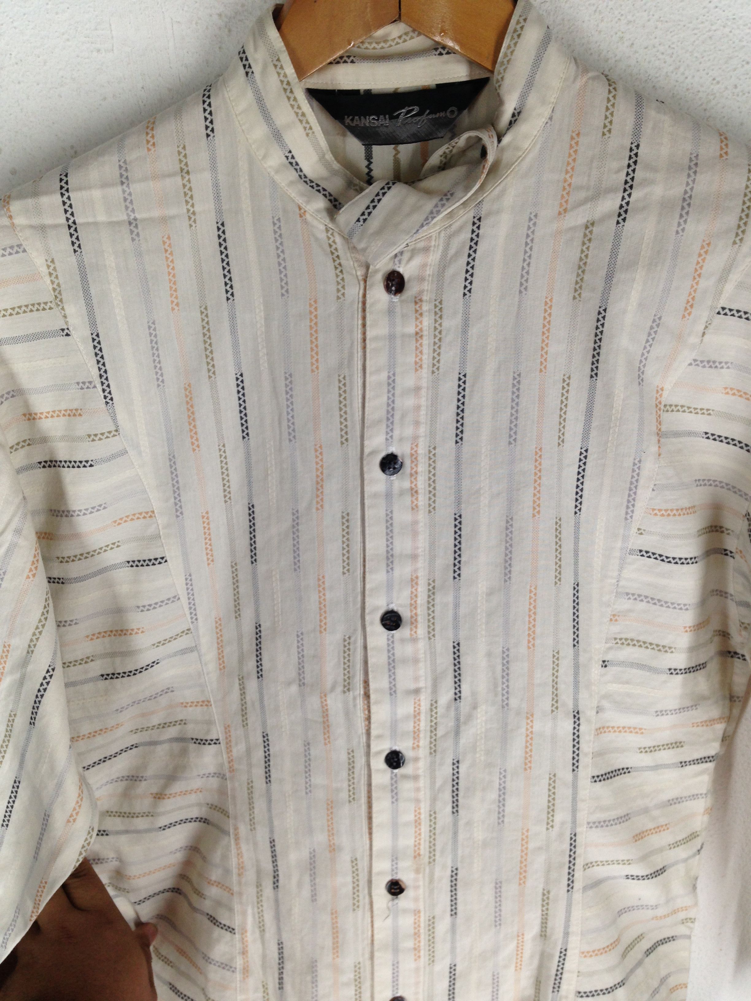 Japanese Brand × Kansai Yamamoto Kansai Yamamoto Button Shirts Nice Design Size US M / EU 48-50 / 2 - 5 Thumbnail