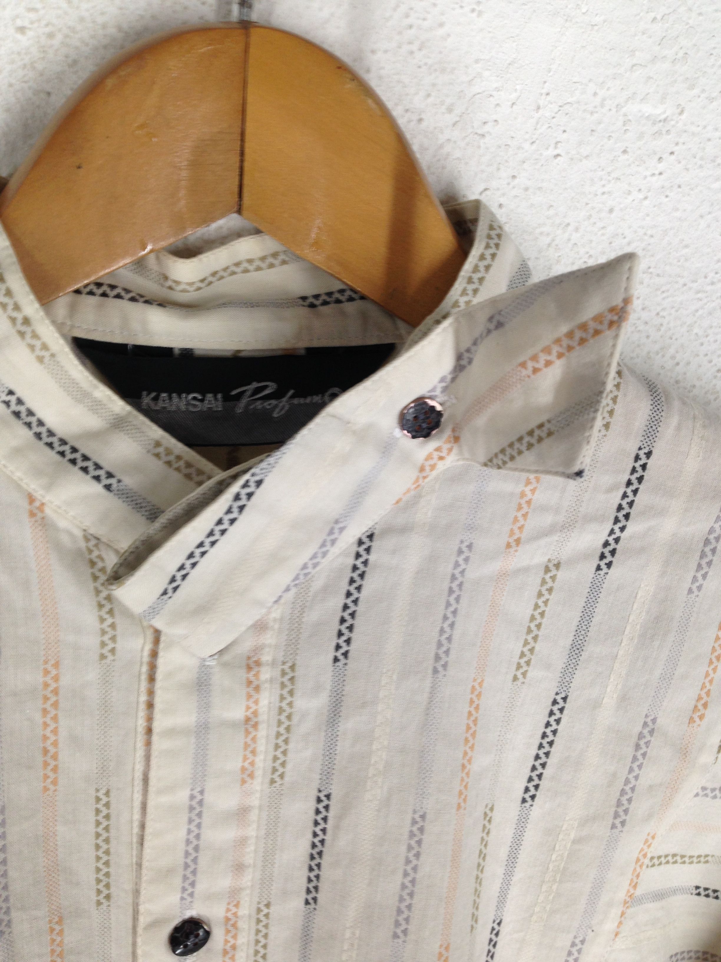 Japanese Brand × Kansai Yamamoto Kansai Yamamoto Button Shirts Nice Design Size US M / EU 48-50 / 2 - 3 Thumbnail