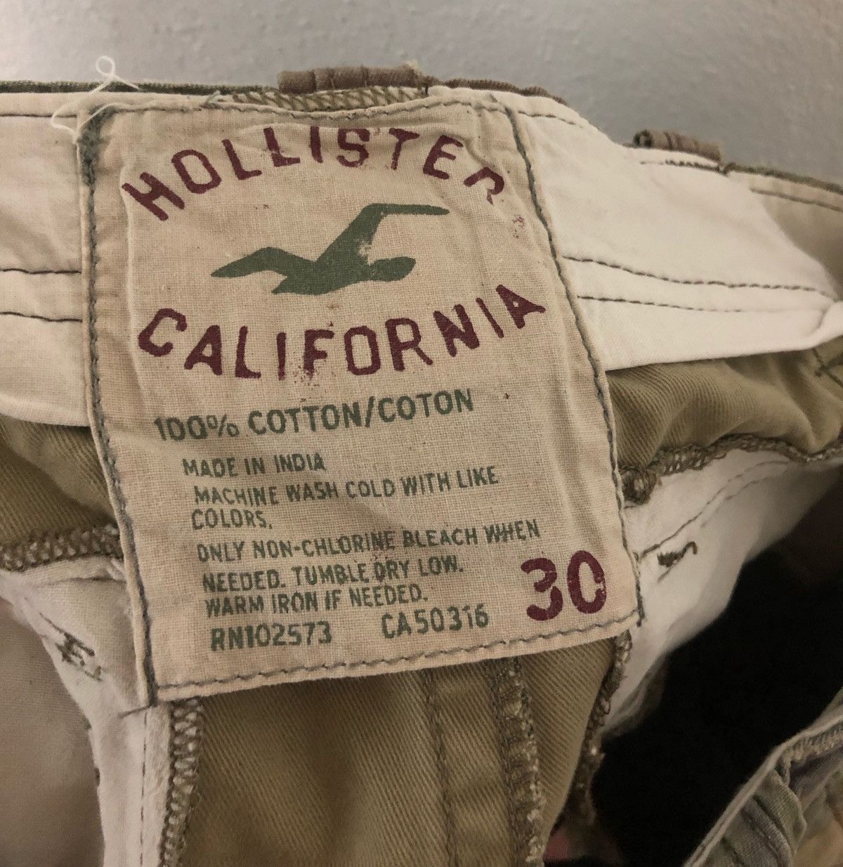 Hollister Hollister California Camo Cargo shot pant Size US 33 - 4 Thumbnail