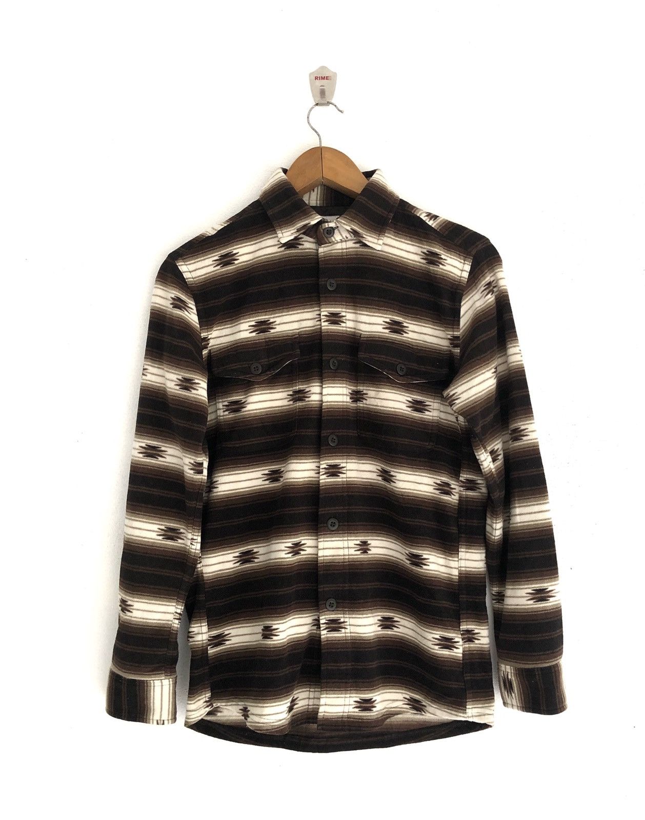 Japanese Brand × Uniqlo JapaneseBrand Uniqlo Novajo Fleece Flannel Jacket Size US S / EU 44-46 / 1 - 1 Thumbnail