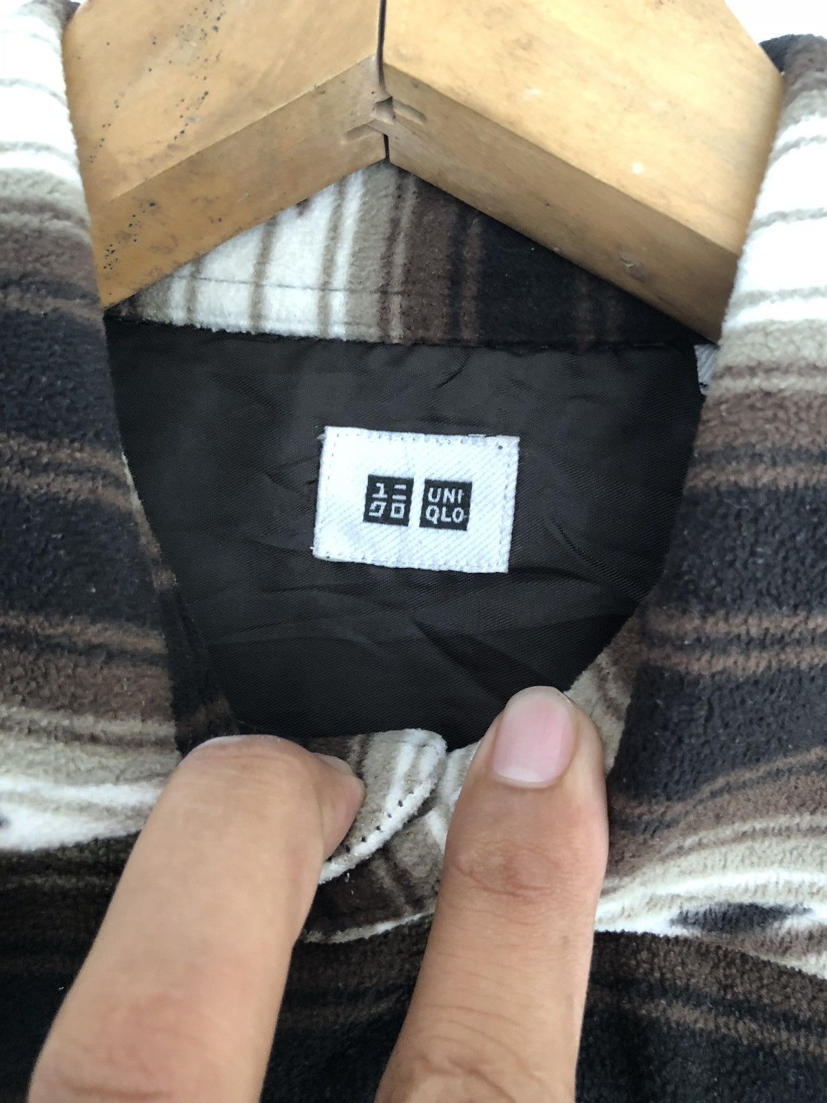 Japanese Brand × Uniqlo JapaneseBrand Uniqlo Novajo Fleece Flannel Jacket Size US S / EU 44-46 / 1 - 6 Thumbnail