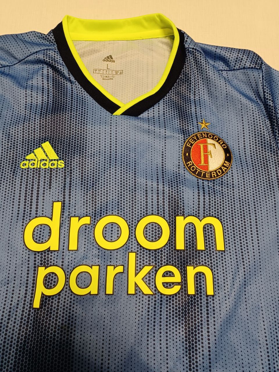 Adidas Berghuis FC Feyenoord football soccer jersey 2-nd kit 2019 Size US L / EU 52-54 / 3 - 3 Thumbnail
