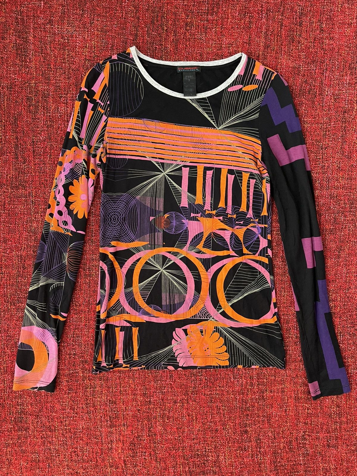 Custo Barcelona × Vintage Custo Barcelona vintage JPG style printed longsleeve Size S / US 4 / IT 40 - 1 Thumbnail