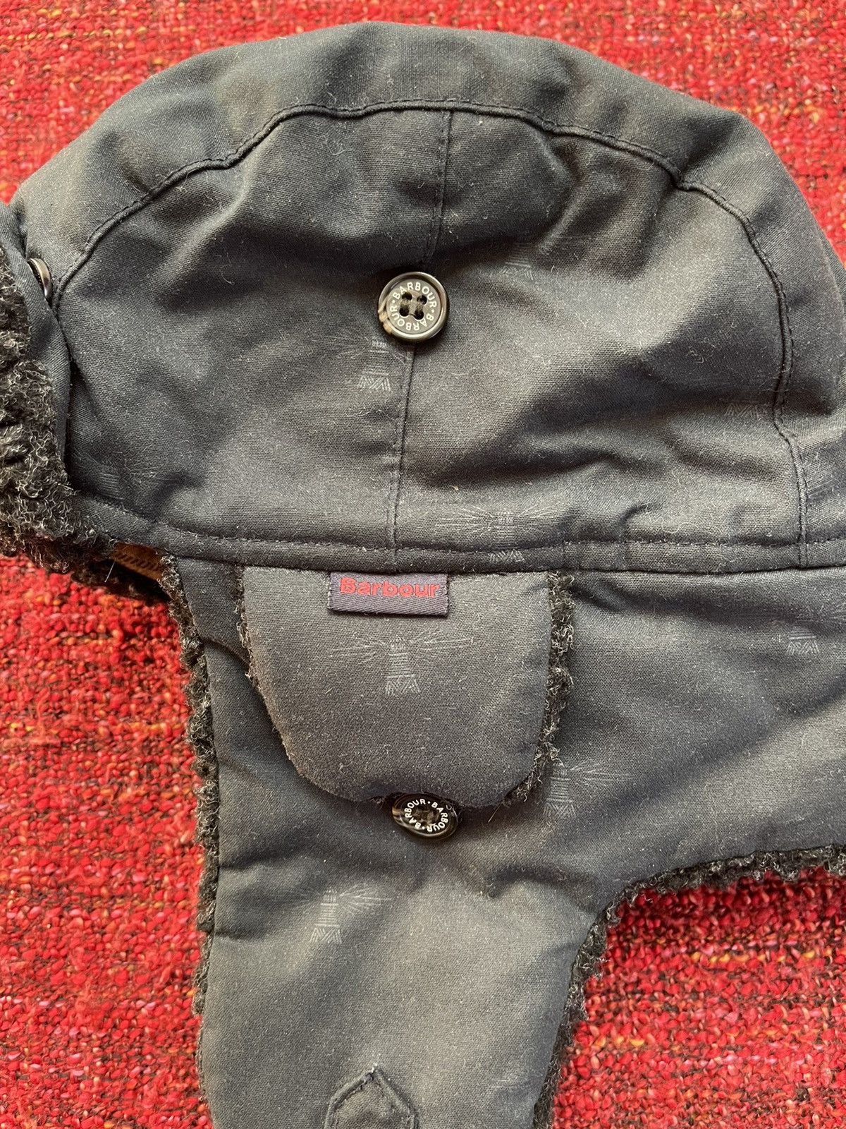 Barbour Barbour waxed ushanka trapper / checker hat Size 30 - 5 Thumbnail