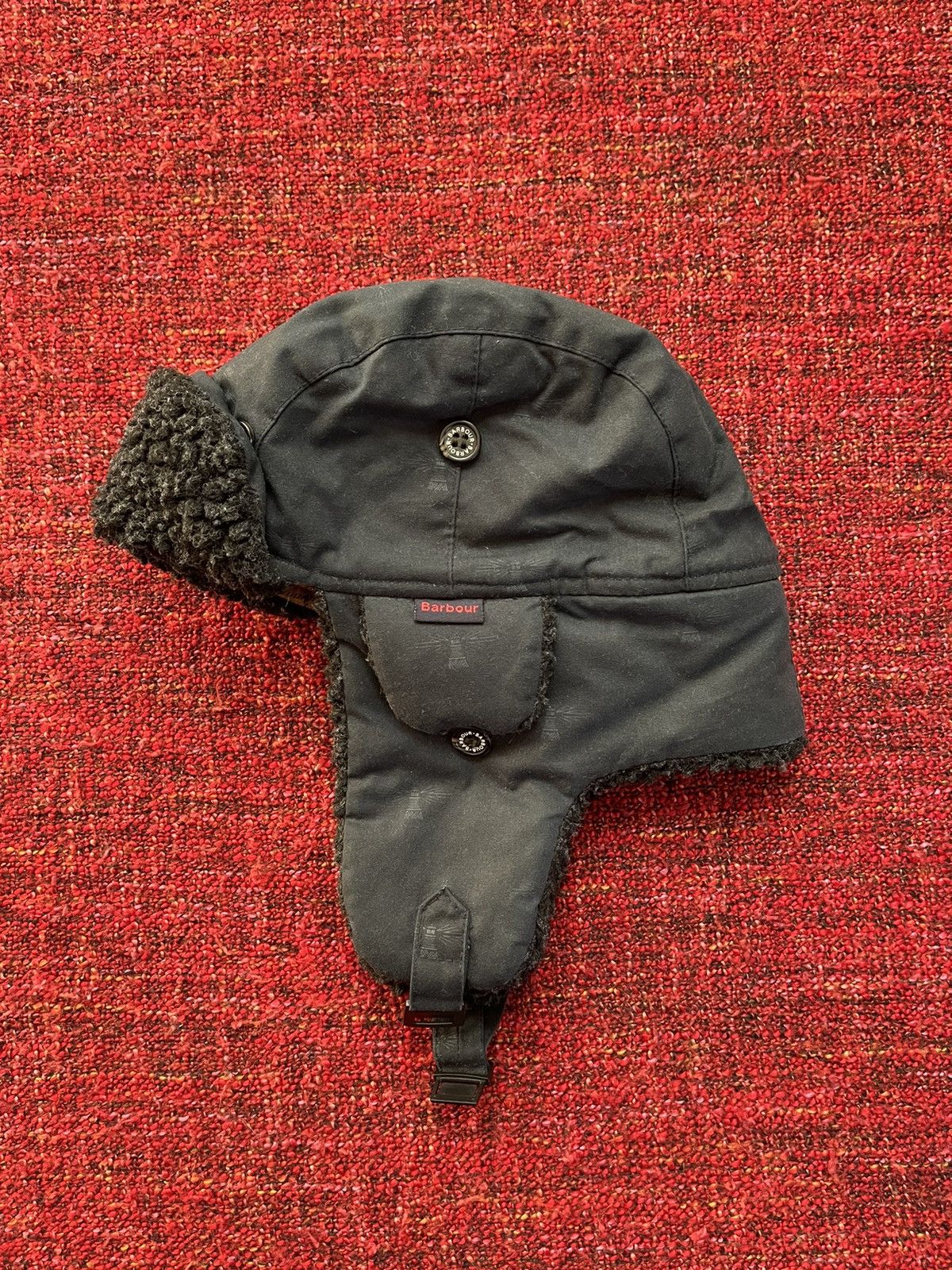 Barbour Barbour waxed ushanka trapper / checker hat Size 30 - 4 Thumbnail