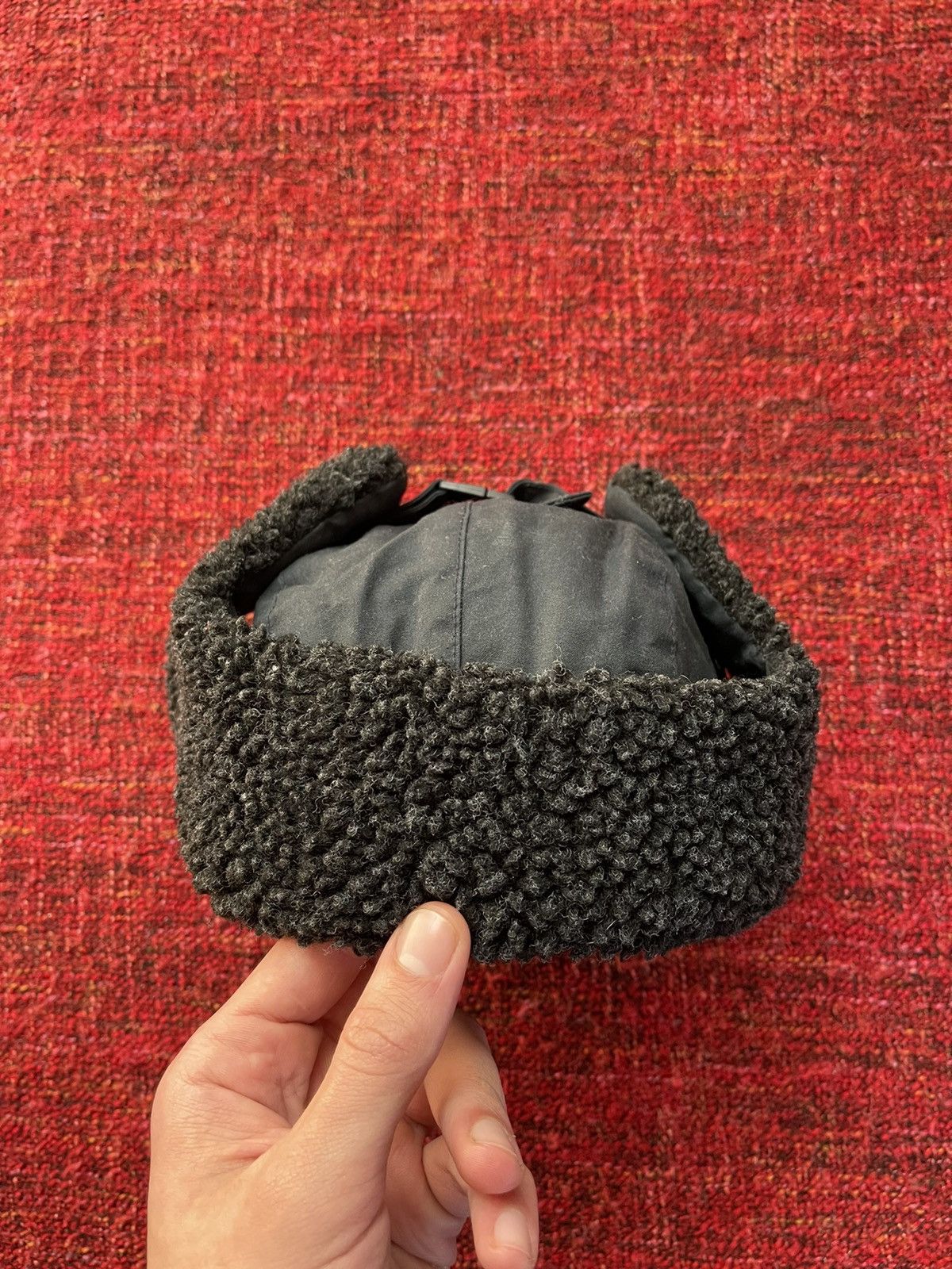 Barbour Barbour waxed ushanka trapper / checker hat Size 30 - 9 Thumbnail