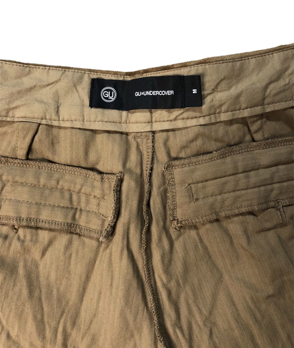 GU Undercover X Gu side tape wide leg corduroy pants Size 29" - 9 Thumbnail
