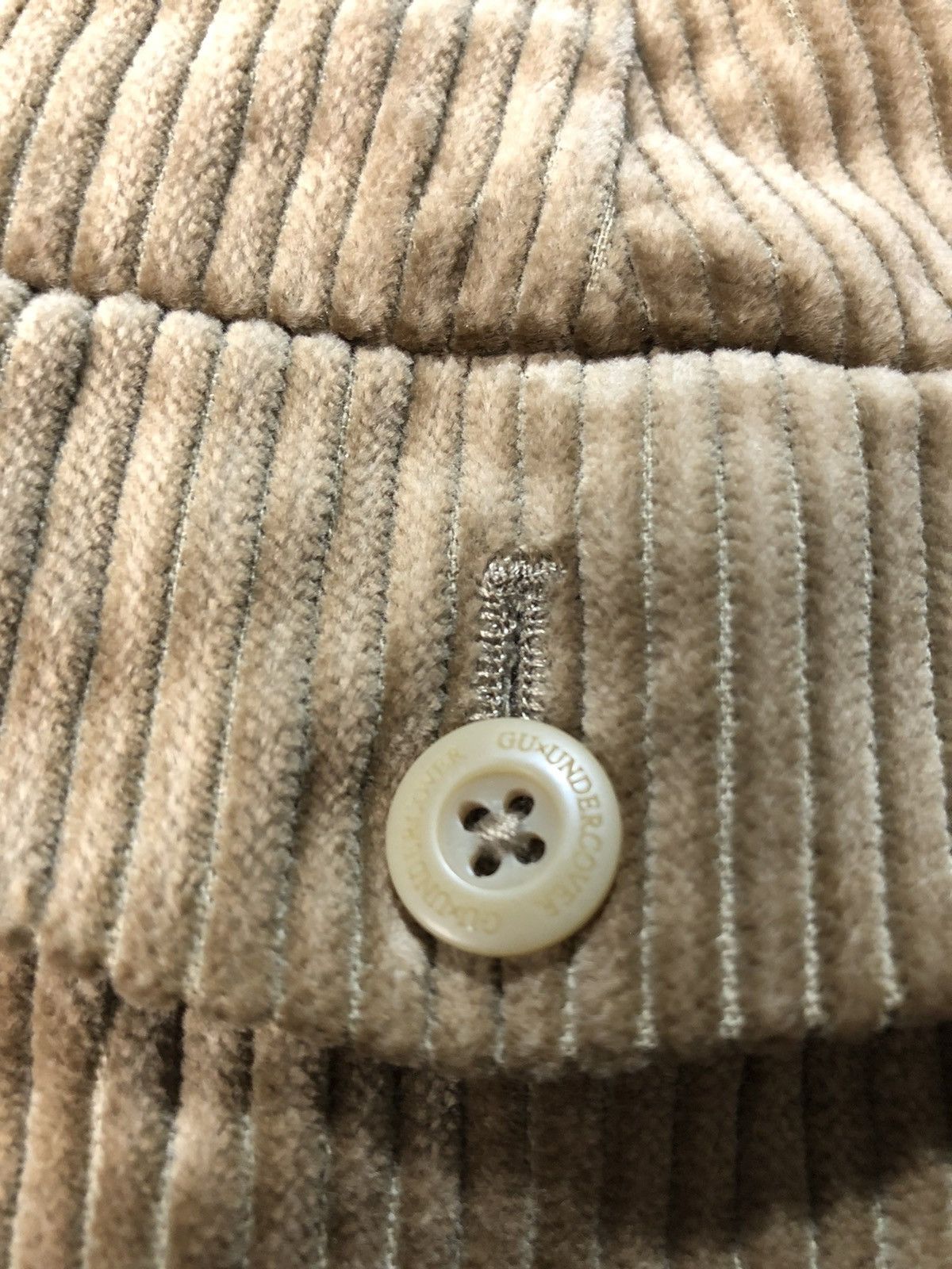 GU Undercover X Gu side tape wide leg corduroy pants Size 29" - 8 Thumbnail