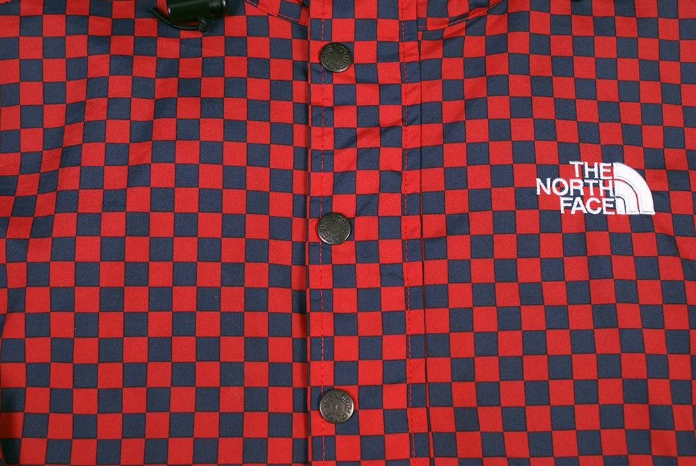 Supreme × The North Face 2011 The North Face x Supreme CHECKERED Pullover Jacket Red Size US L / EU 52-54 / 3 - 4 Thumbnail