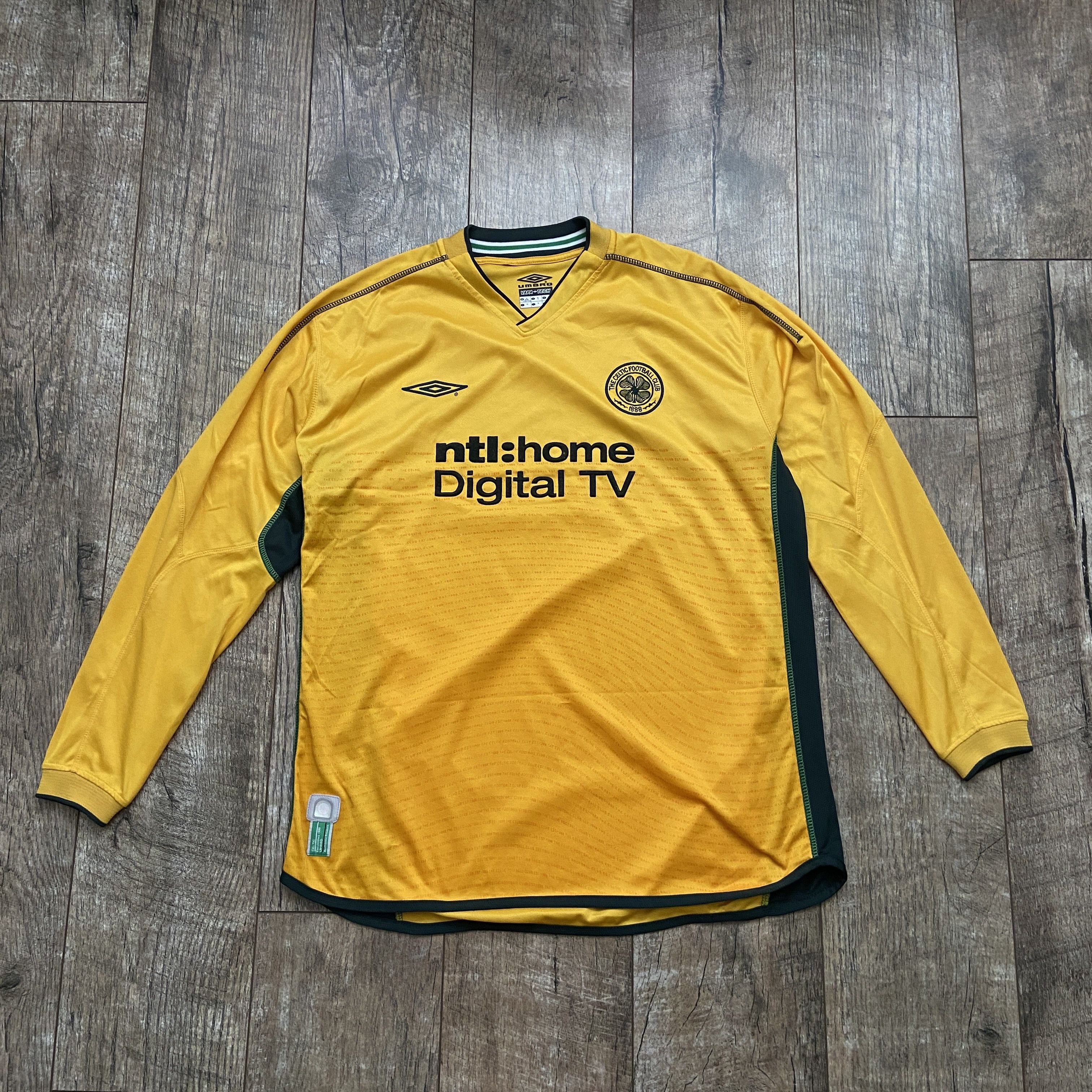 2002/03 Umbro Celtic Long Sleeve Vintage Jersey