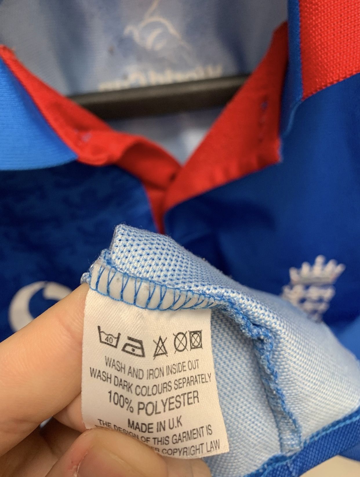 Asics Cricket World Cup 99 ASICS jersey England Xl Size US XL / EU 56 / 4 - 5 Thumbnail