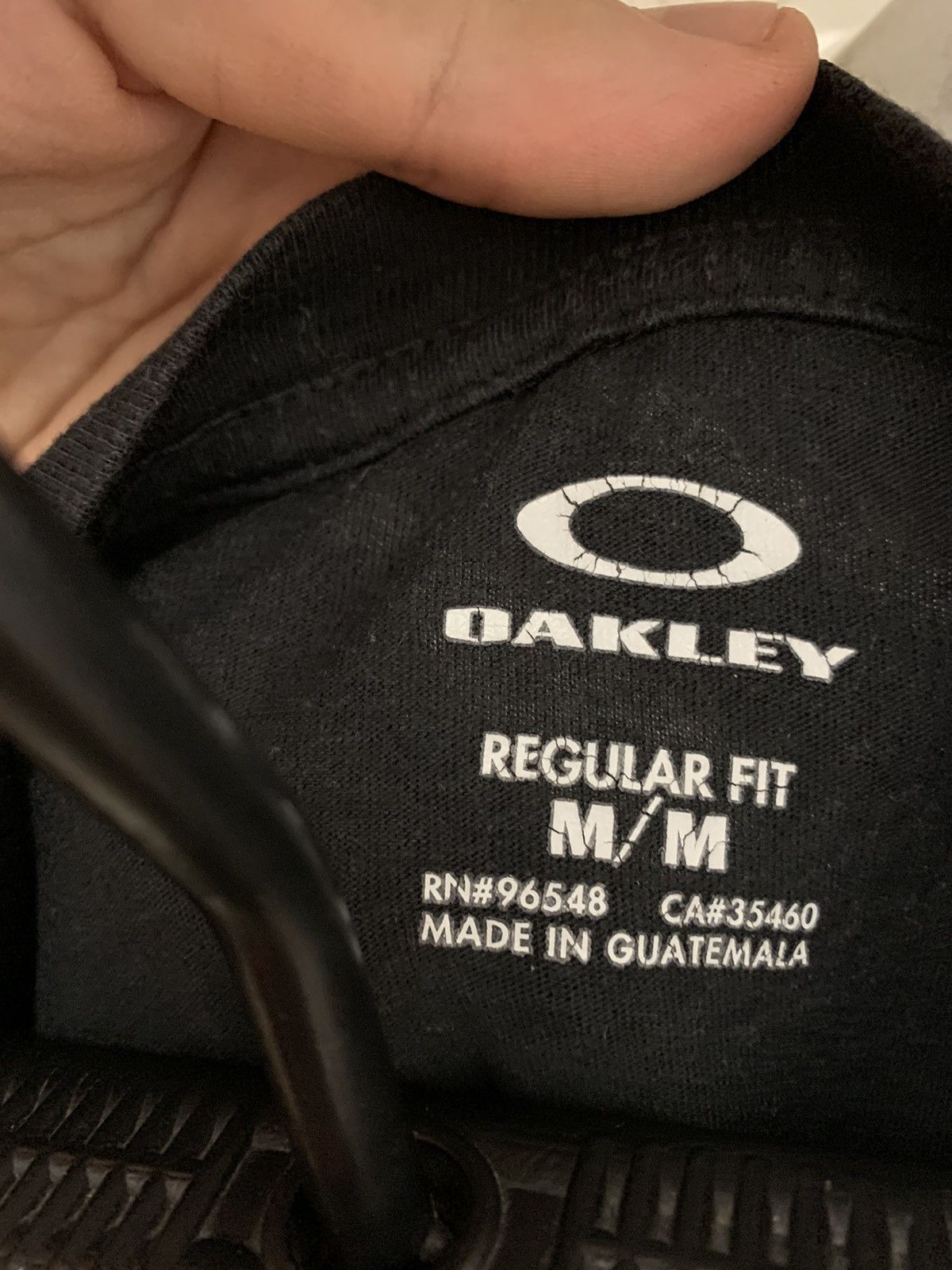 Oakley Oakley big logo black t-shirt m size sunglasses Size US M / EU 48-50 / 2 - 3 Thumbnail