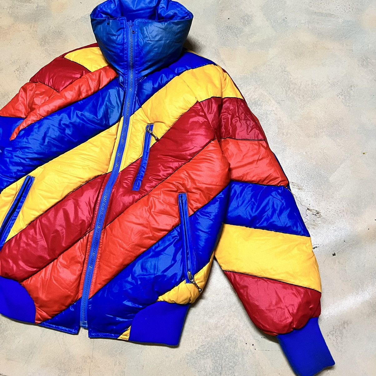 Lightning Bolt Lightning Bolt Colour Block Puffer Jacket Surfing Brand Size US M / EU 48-50 / 2 - 4 Thumbnail
