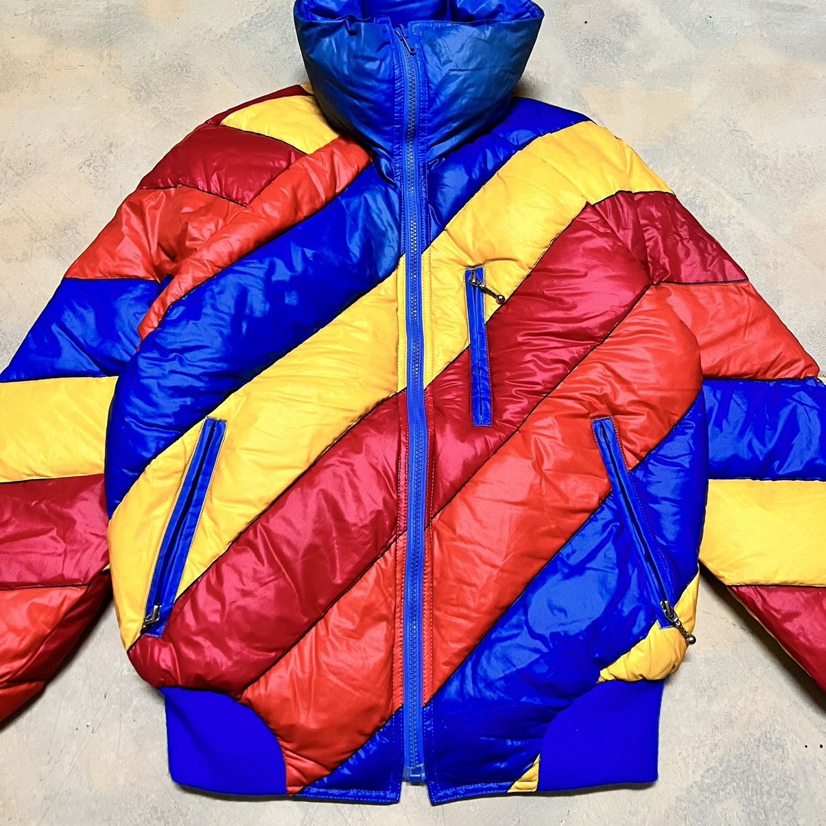 Lightning Bolt Lightning Bolt Colour Block Puffer Jacket Surfing Brand Size US M / EU 48-50 / 2 - 5 Thumbnail