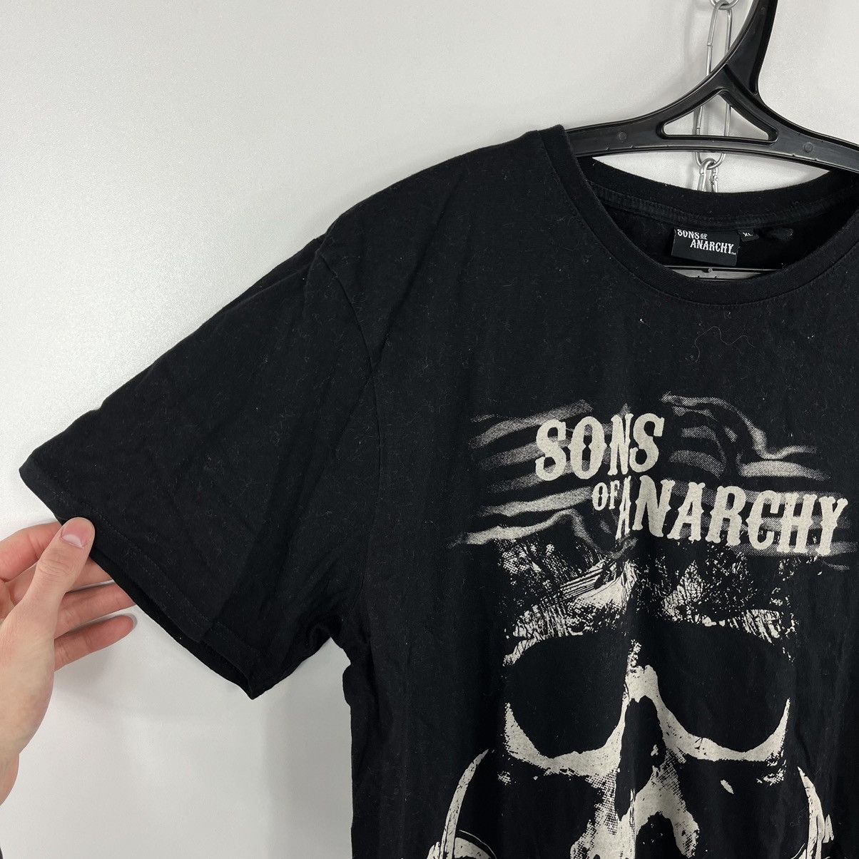 Vintage Sons Of Anarchy Big Logo T-Shirt Black Size XL Size US XL / EU 56 / 4 - 3 Thumbnail
