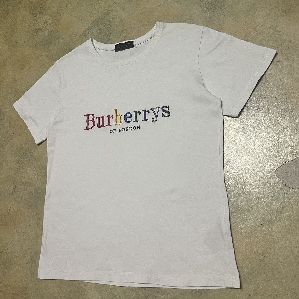 Burberry Burberrys Big Logo T Shirt Size US L / EU 52-54 / 3 - 2 Thumbnail