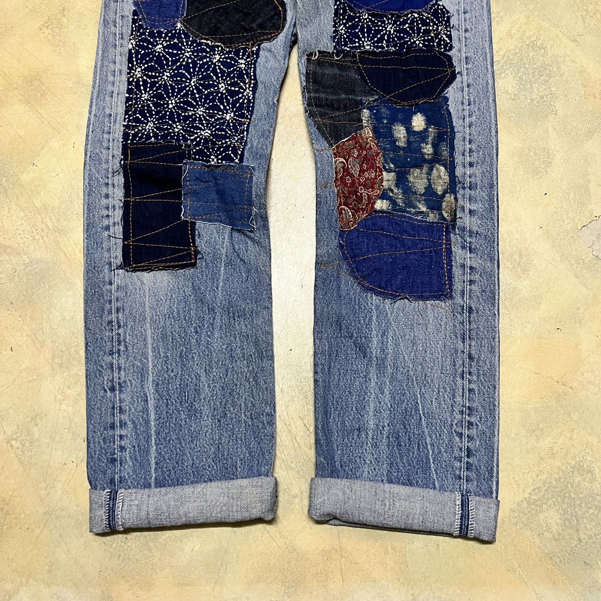 Levi's Vintage Levis Rework Patchwork Style Size US 28 / EU 44 - 5 Thumbnail