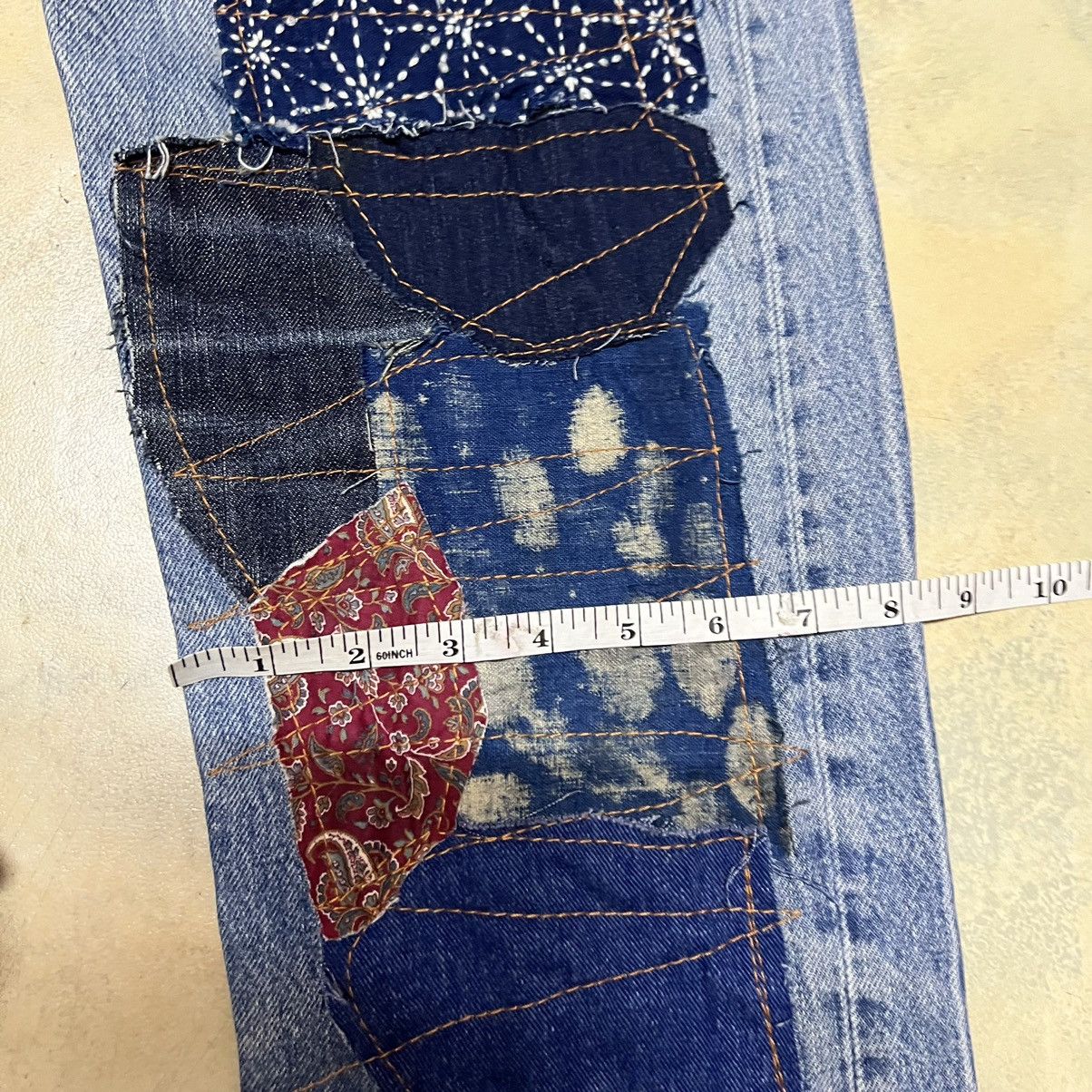 Levi's Vintage Levis Rework Patchwork Style Size US 28 / EU 44 - 14 Thumbnail