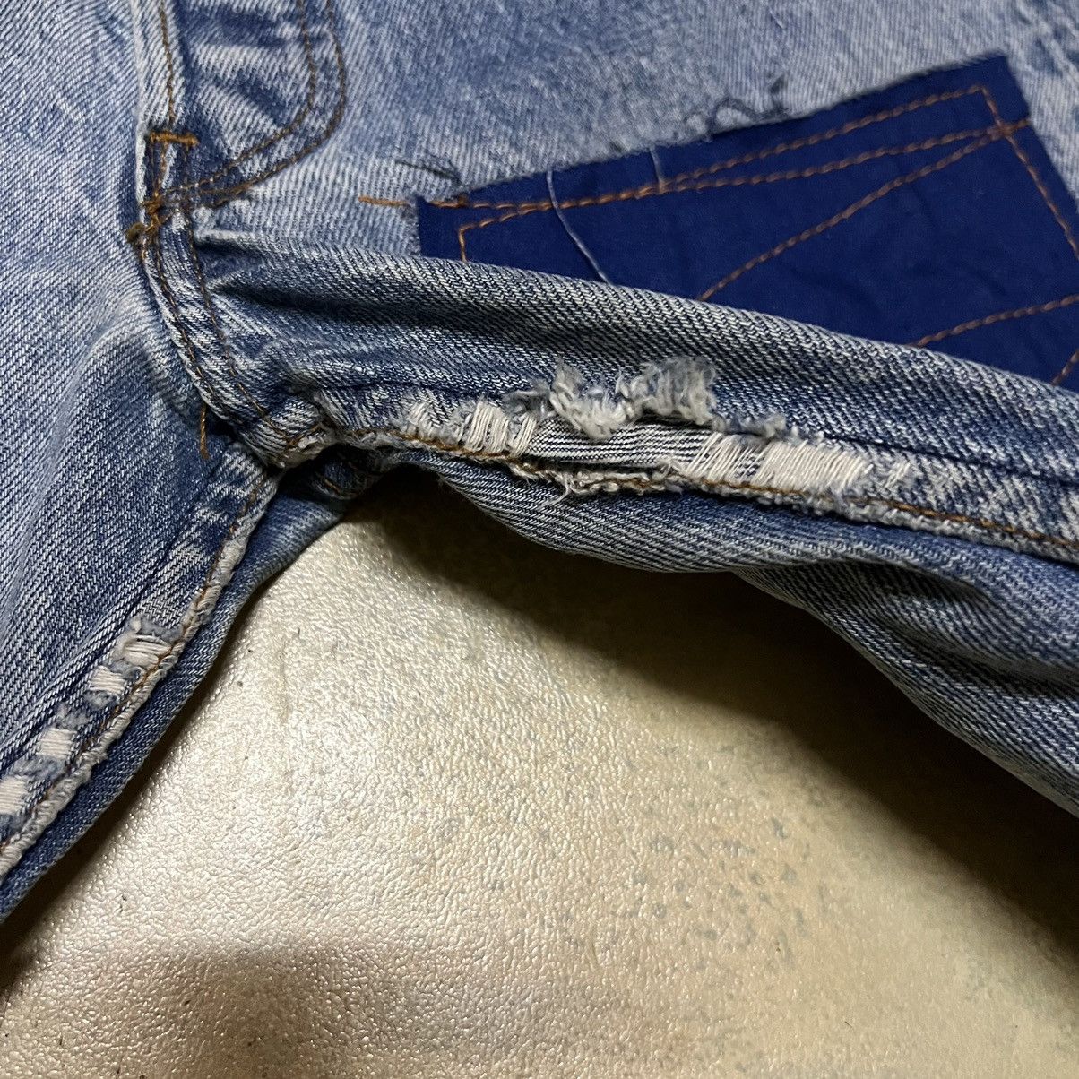 Levi's Vintage Levis Rework Patchwork Style Size US 28 / EU 44 - 18 Thumbnail