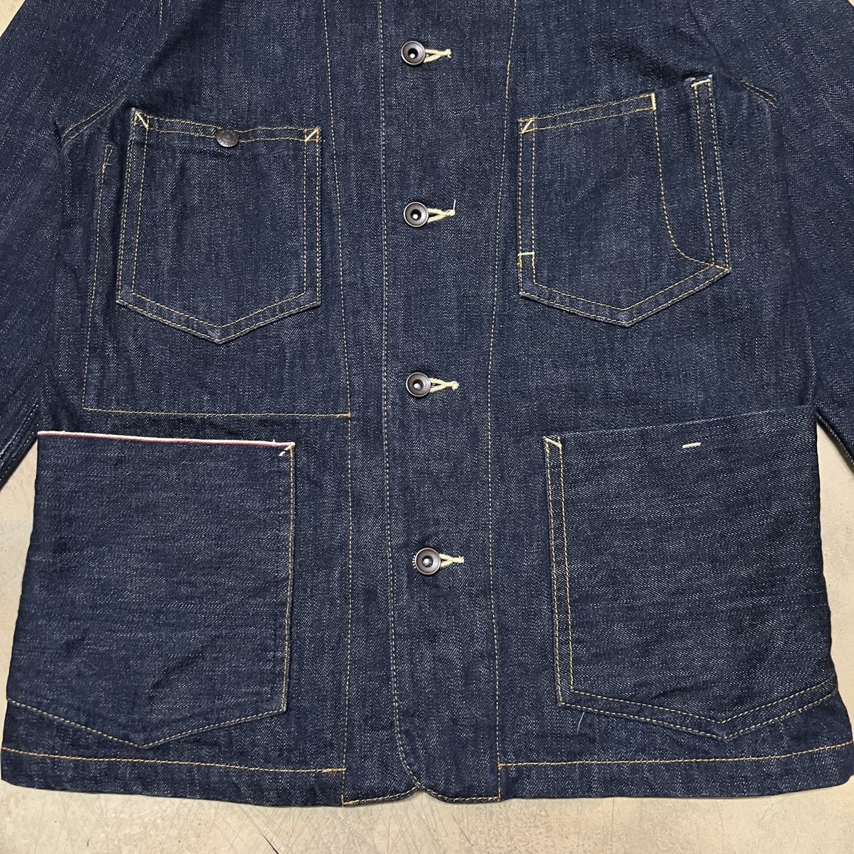 Japanese Brand Monsieur Nicole Denim Workwear Style Selvedge Jacket Size US M / EU 48-50 / 2 - 6 Thumbnail