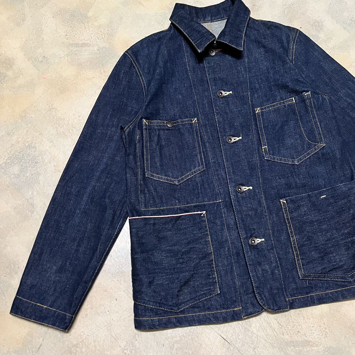 Japanese Brand Monsieur Nicole Denim Workwear Style Selvedge Jacket Size US M / EU 48-50 / 2 - 4 Thumbnail