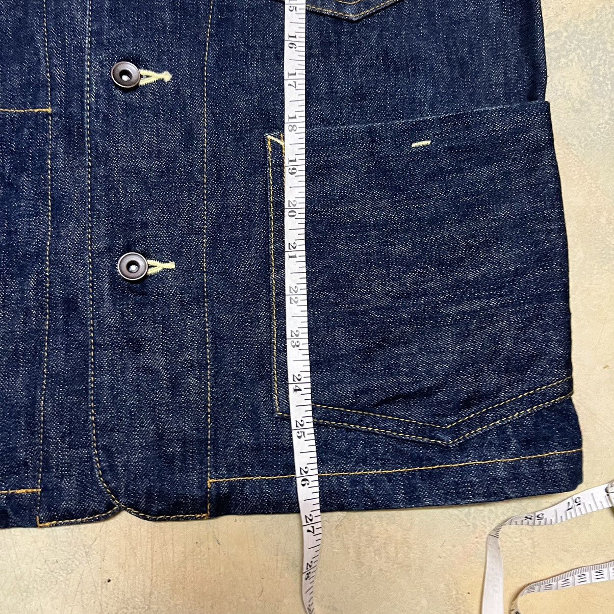 Japanese Brand Monsieur Nicole Denim Workwear Style Selvedge Jacket Size US M / EU 48-50 / 2 - 9 Thumbnail
