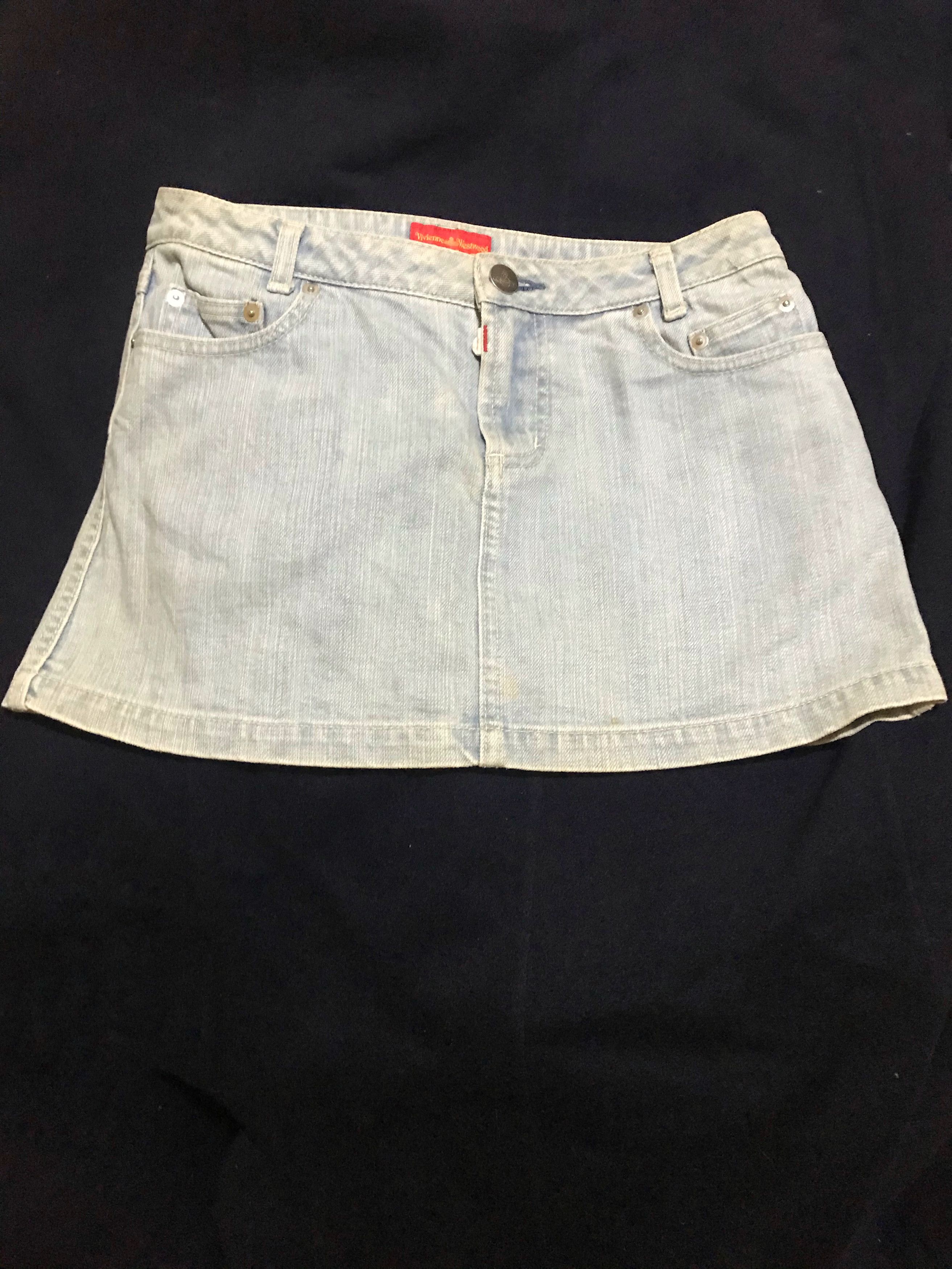 Vivienne Westwood Vivienne Westwood Red Label Denim Skirt Size 28" / US 6 / IT 42 - 1 Thumbnail