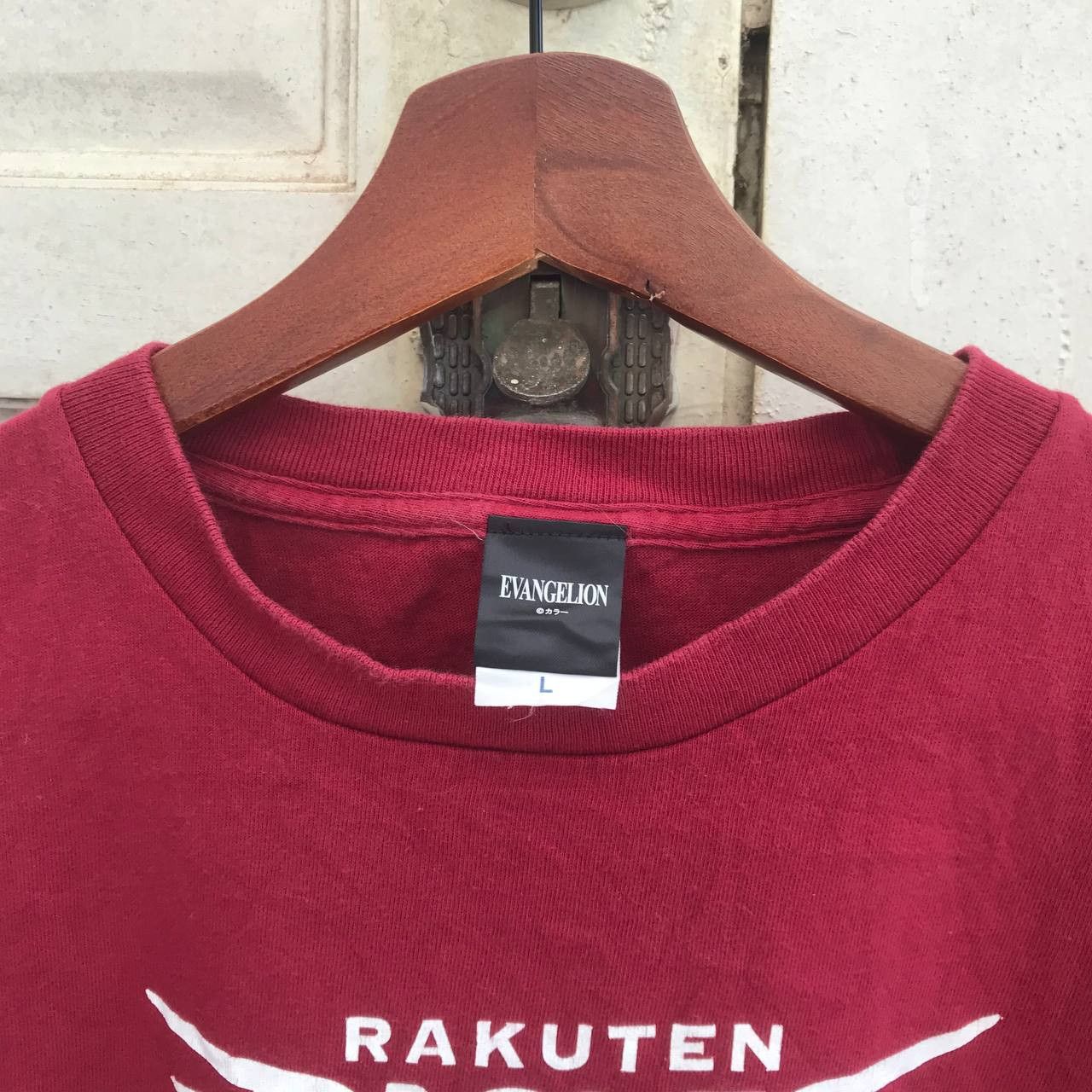Anime × Japanese Brand Vintage Rare Evangelion x Rakuten Eagles large size Size US L / EU 52-54 / 3 - 3 Thumbnail