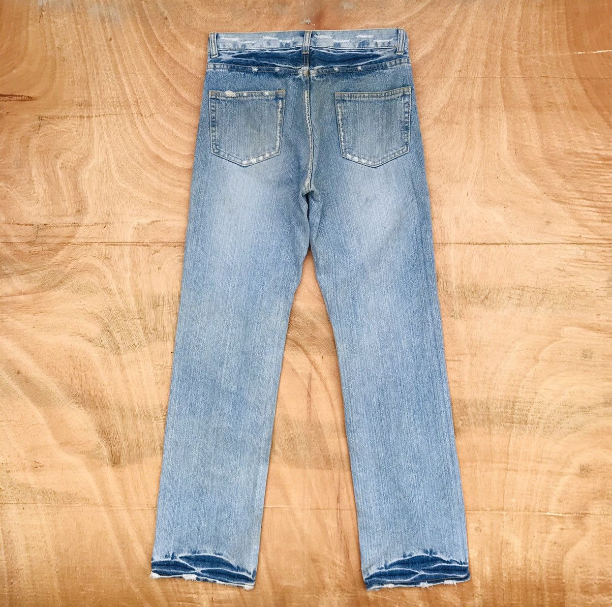 Other Vintage Distressed denim Faded bluewash destroy jean W30x31 Size US 30 / EU 46 - 5 Thumbnail