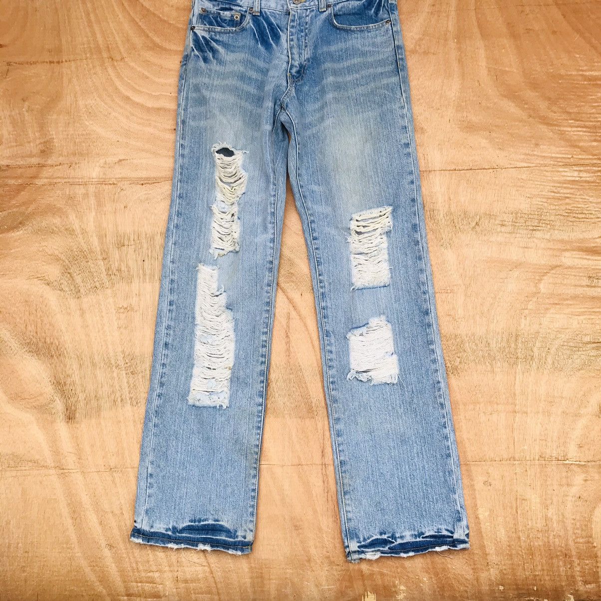 Other Vintage Distressed denim Faded bluewash destroy jean W30x31 Size US 30 / EU 46 - 2 Thumbnail