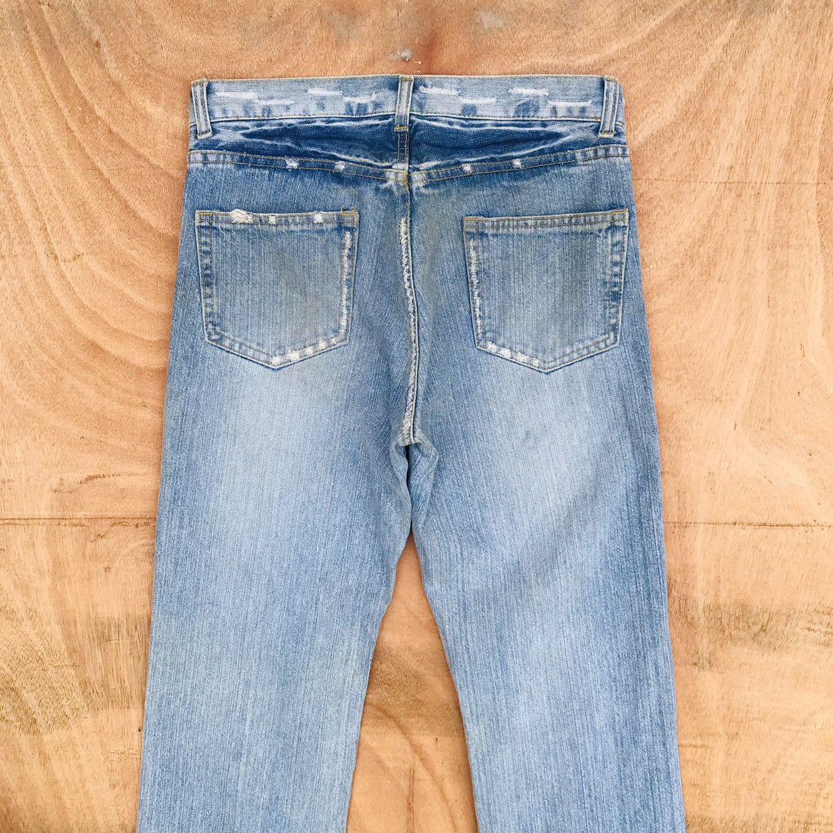 Other Vintage Distressed denim Faded bluewash destroy jean W30x31 Size US 30 / EU 46 - 7 Thumbnail