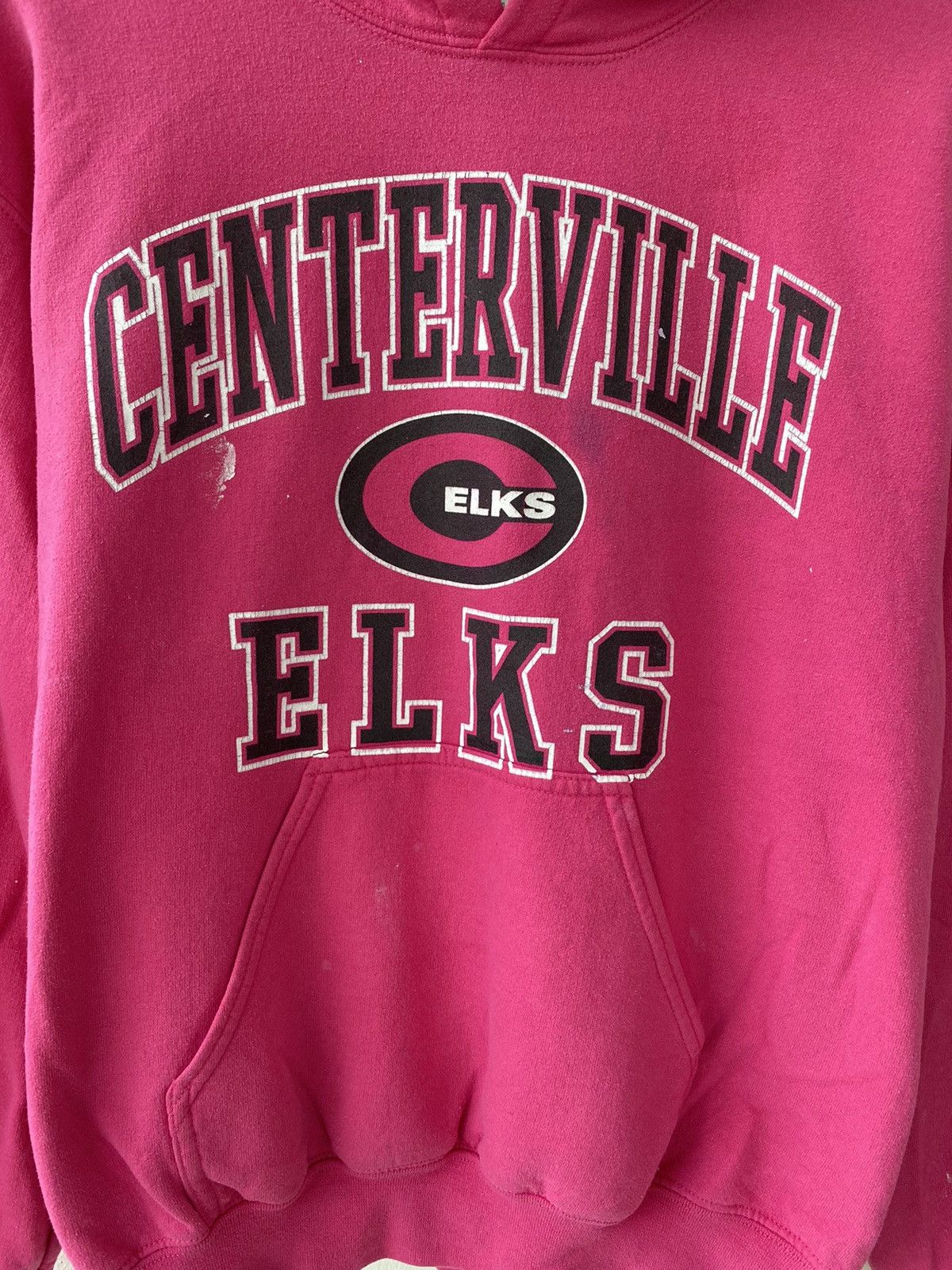 Vintage Vintage Centerville Elks Panted Distressed Pullover Hoodies Size US S / EU 44-46 / 1 - 3 Thumbnail