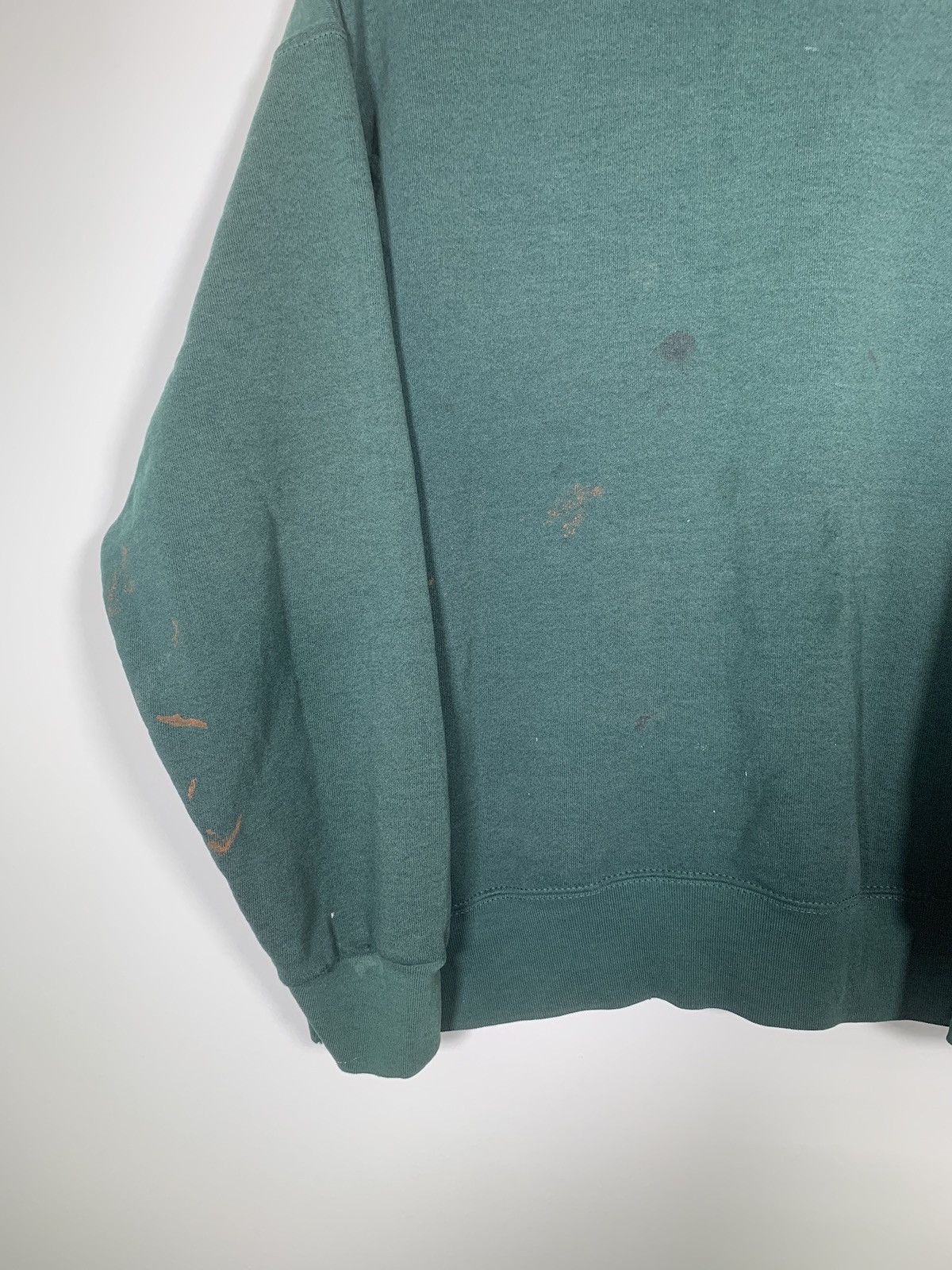 Vintage Vintage 90s Munsingwear Blank Painters Crew Sweatshirt USA Size US L / EU 52-54 / 3 - 4 Thumbnail