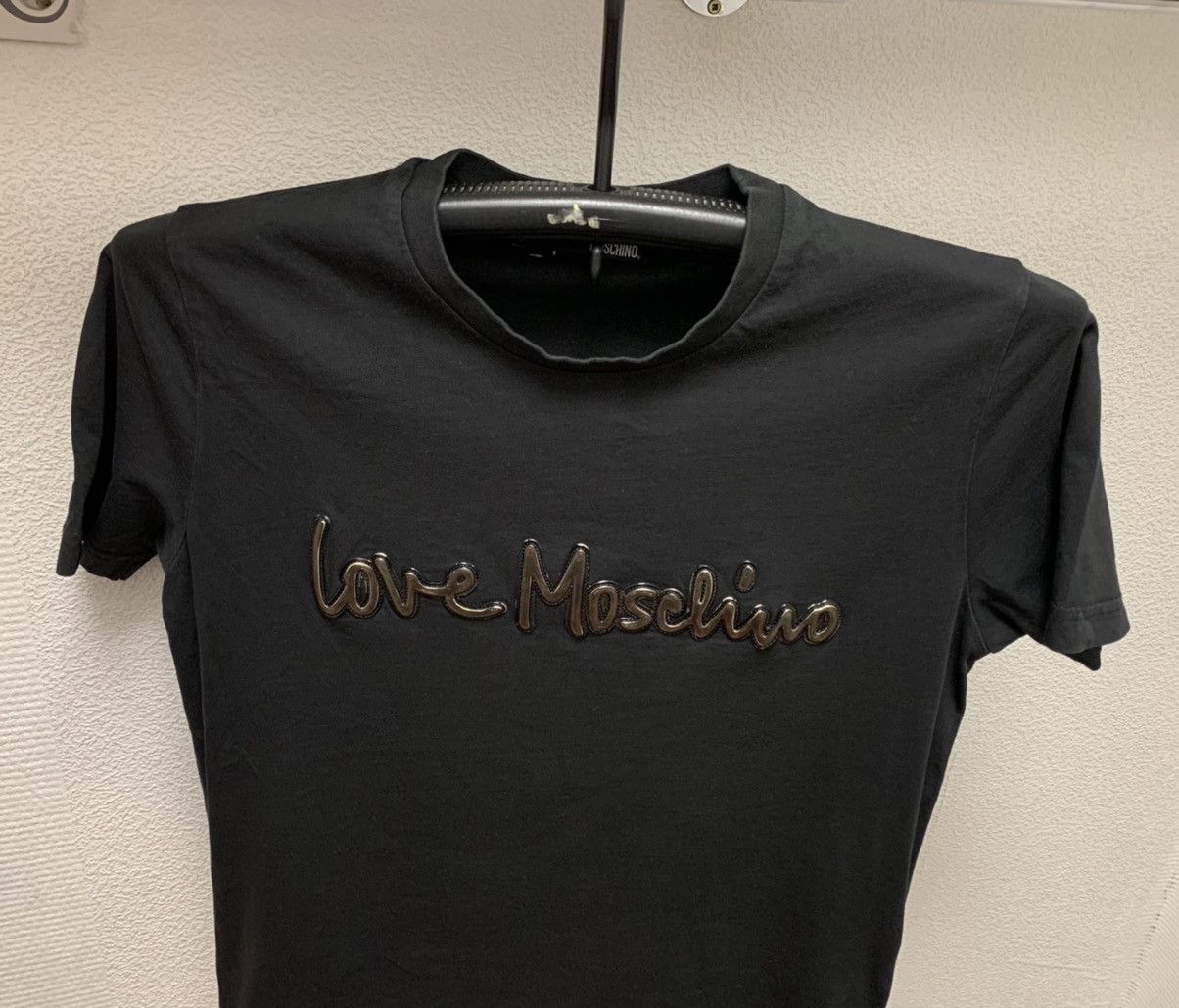 Moschino Love moschino black t-shirt big logo S sz Size US S / EU 44-46 / 1 - 2 Thumbnail