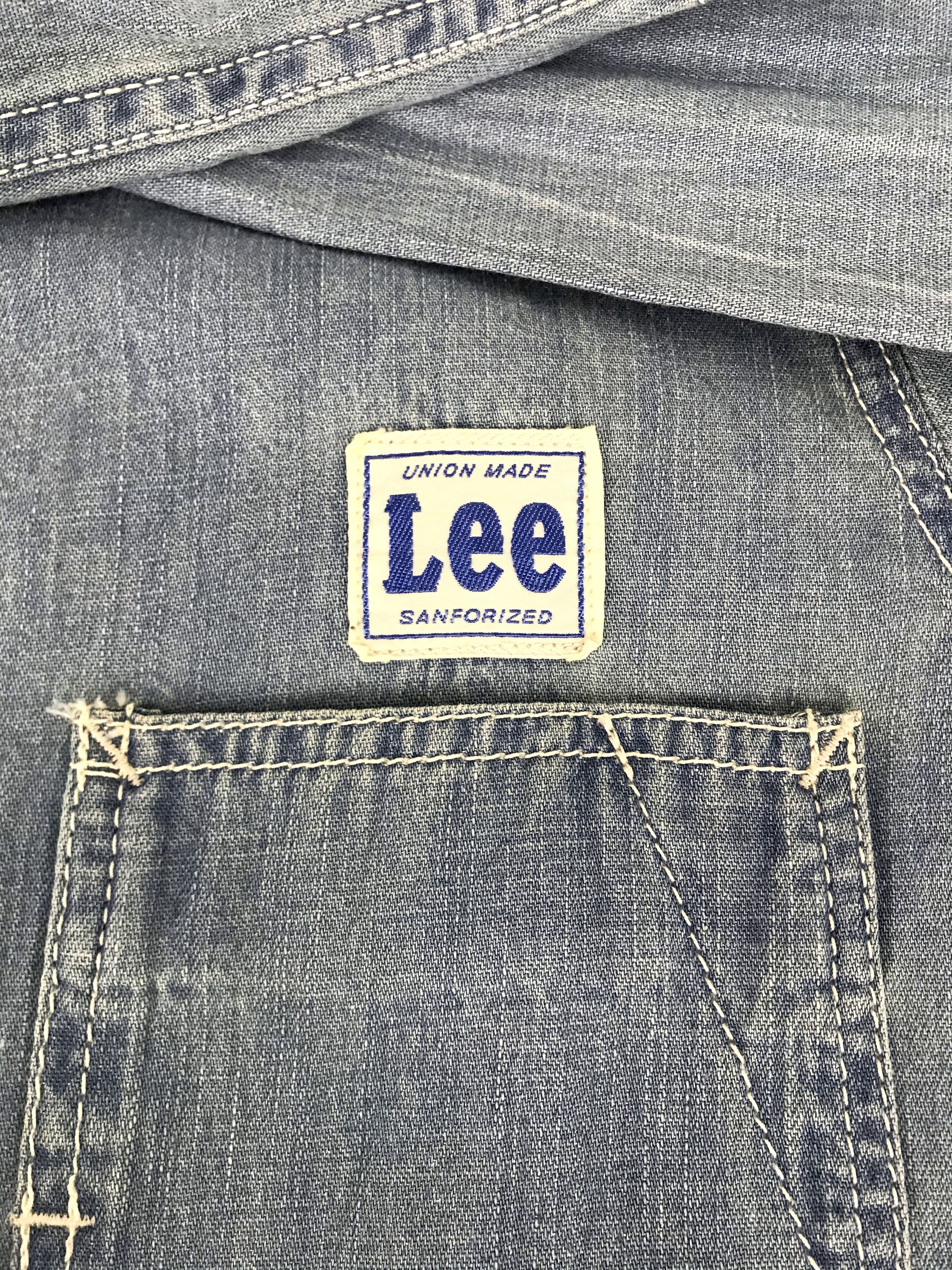 Lee Vintage Lee Union Made Denim Parka Jacket Flannel Button Up Size S / US 4 / IT 40 - 8 Thumbnail
