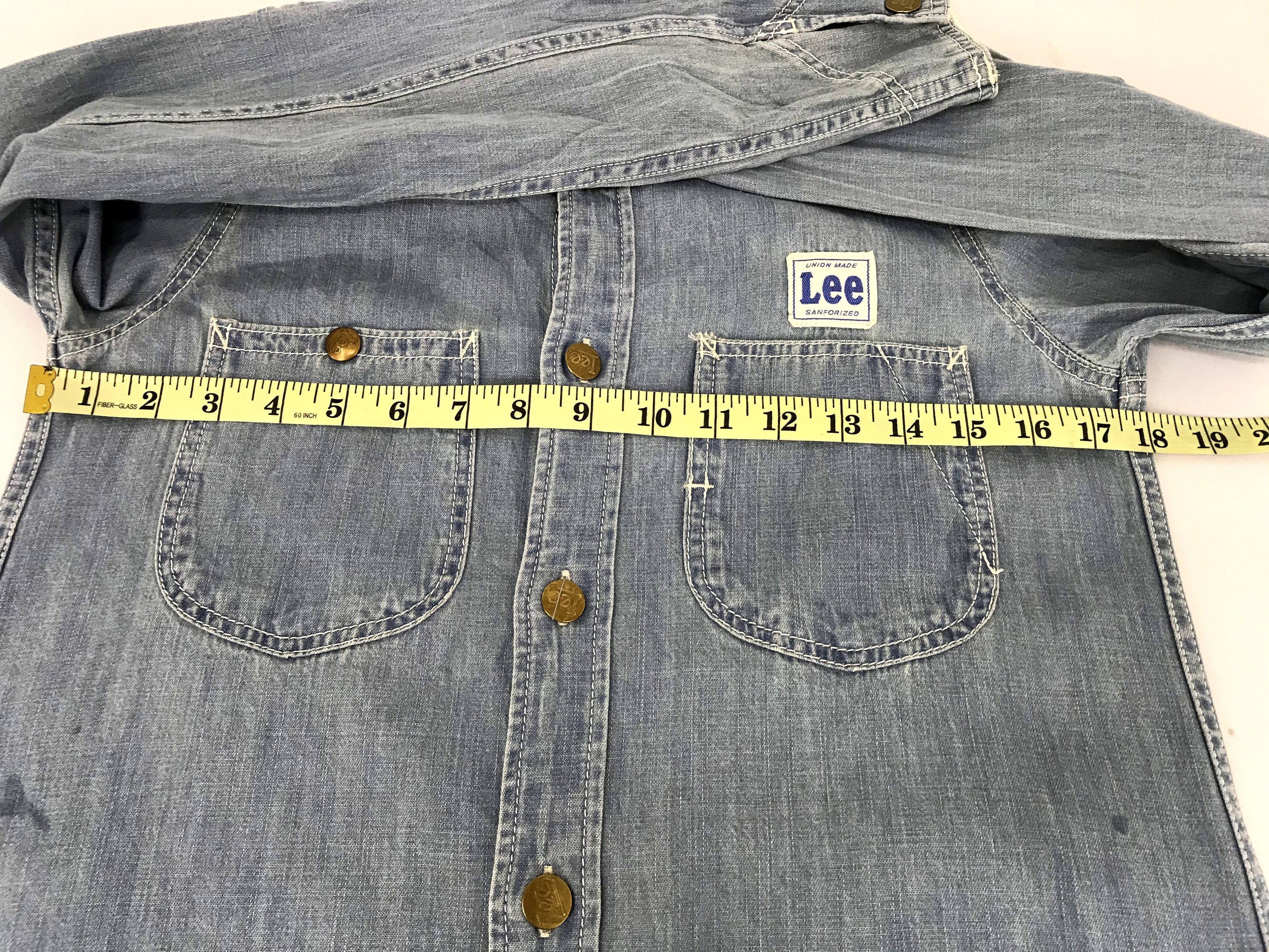 Lee Vintage Lee Union Made Denim Parka Jacket Flannel Button Up Size S / US 4 / IT 40 - 10 Thumbnail