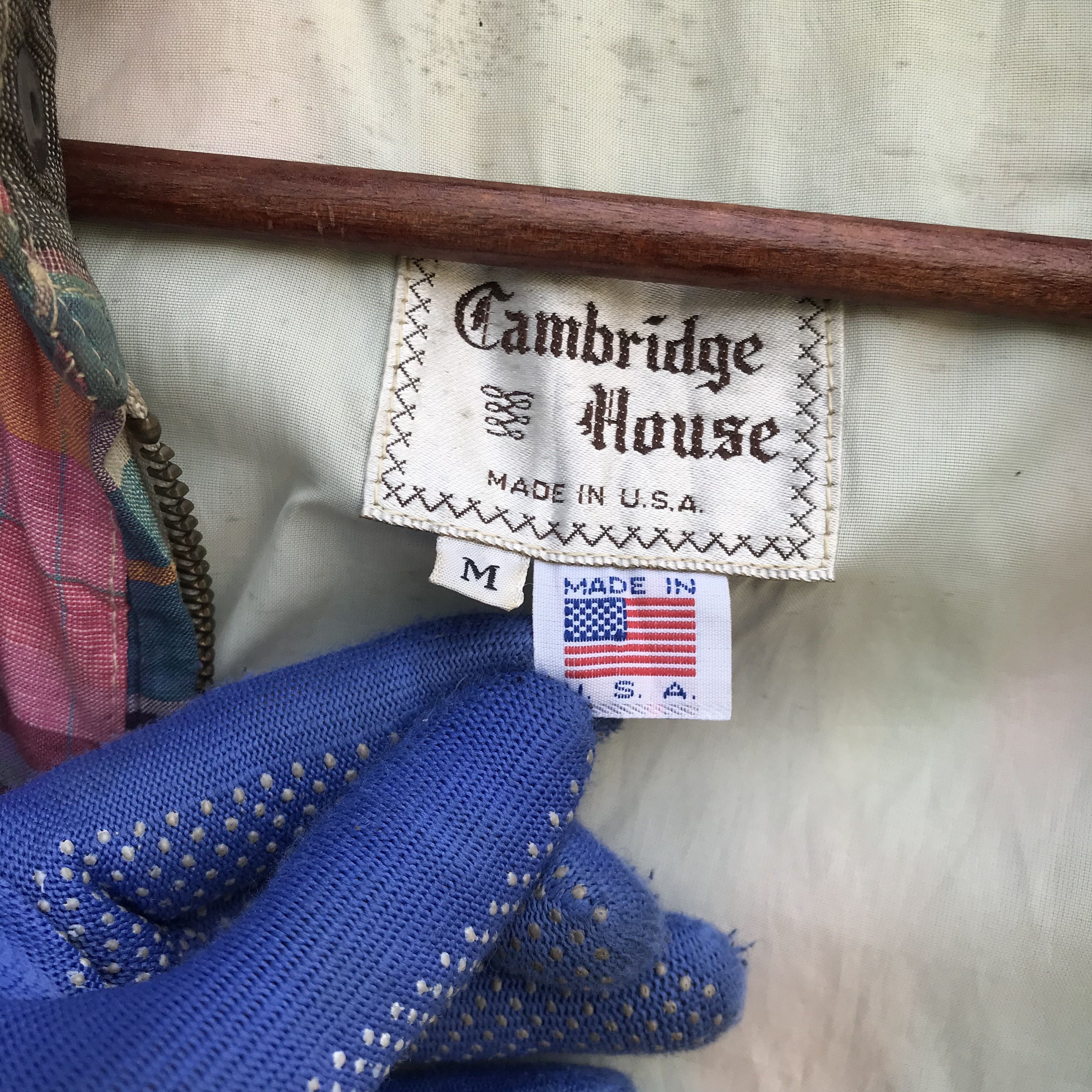 Vintage Vintage 80s patchwork jacket made in usa medium jacket Size US M / EU 48-50 / 2 - 8 Thumbnail