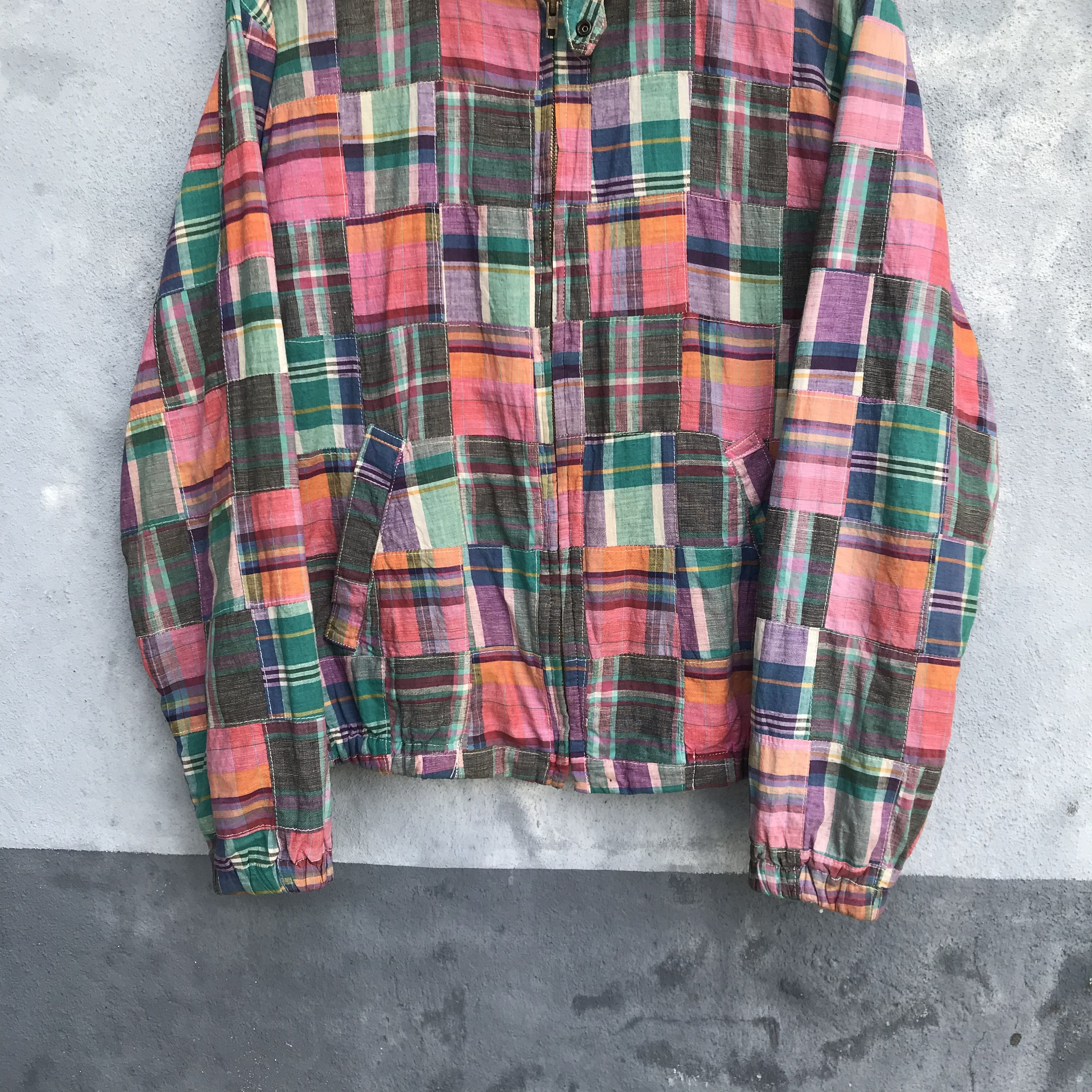 Vintage Vintage 80s patchwork jacket made in usa medium jacket Size US M / EU 48-50 / 2 - 3 Thumbnail